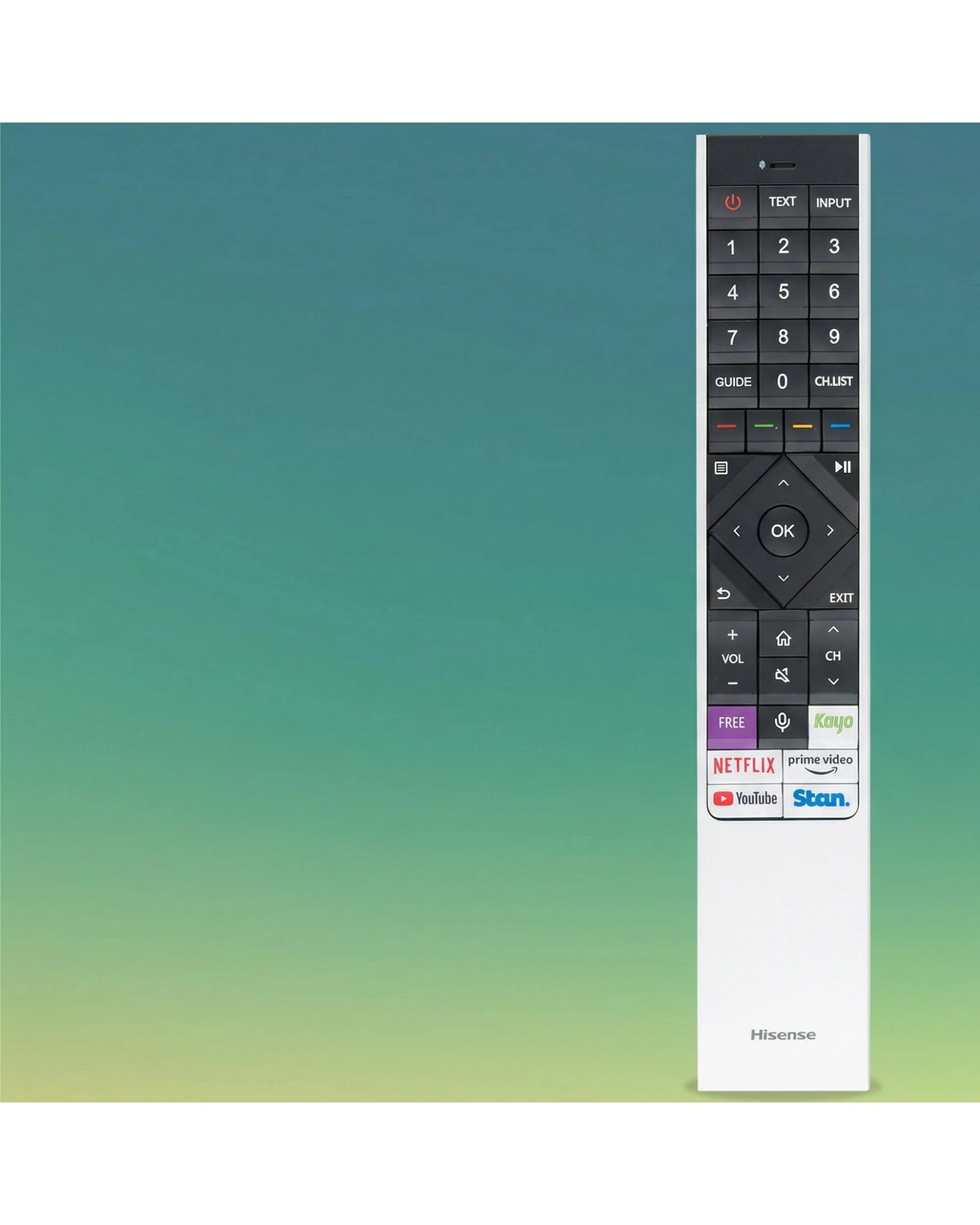 4 Hisense Genuine TV Remote Control T285172 ERF6E64H - White, 4 of 5