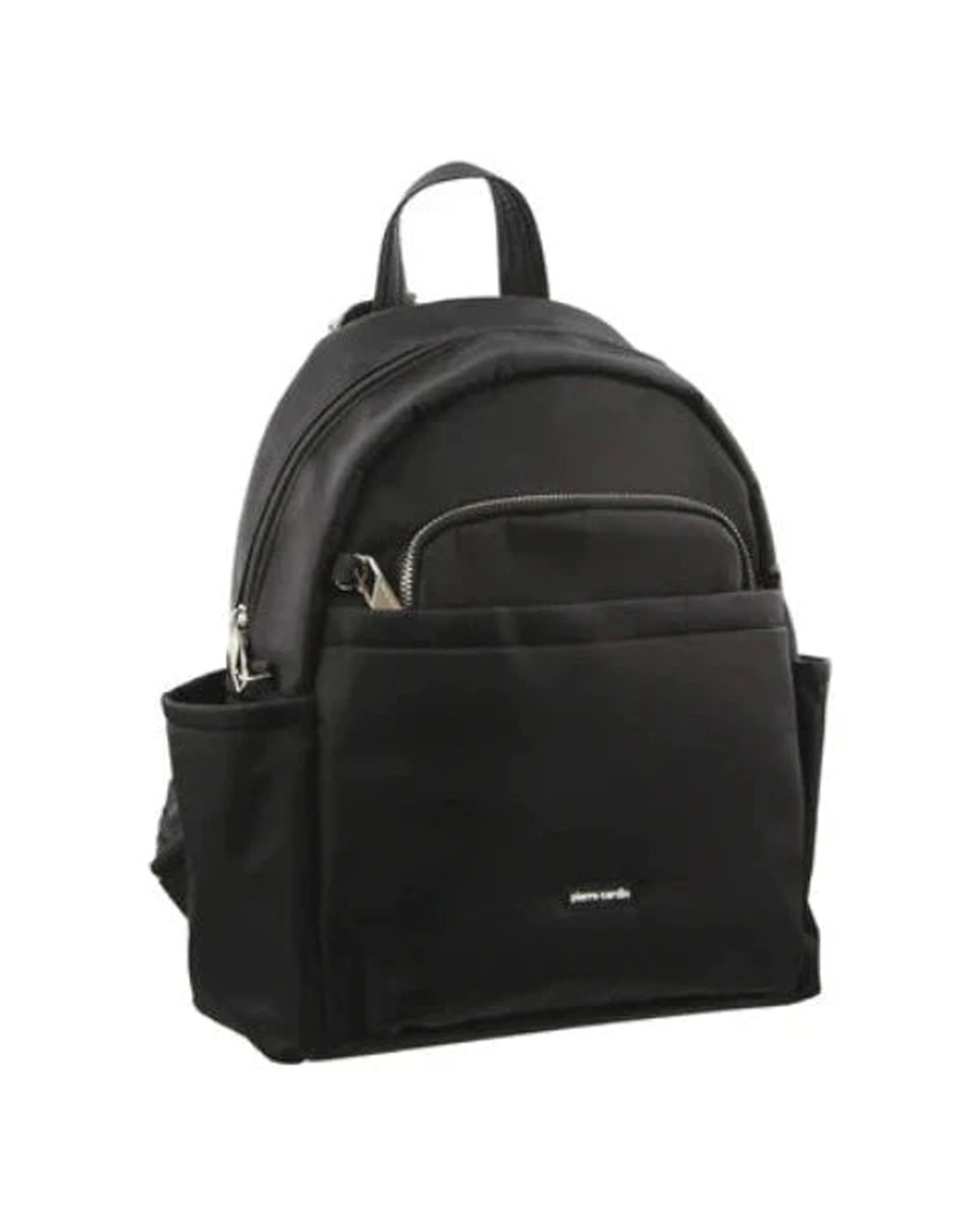 1 Pierre Cardin Nylon Anti-Theft High Quality Backpack Functional - Black, 1 of 4