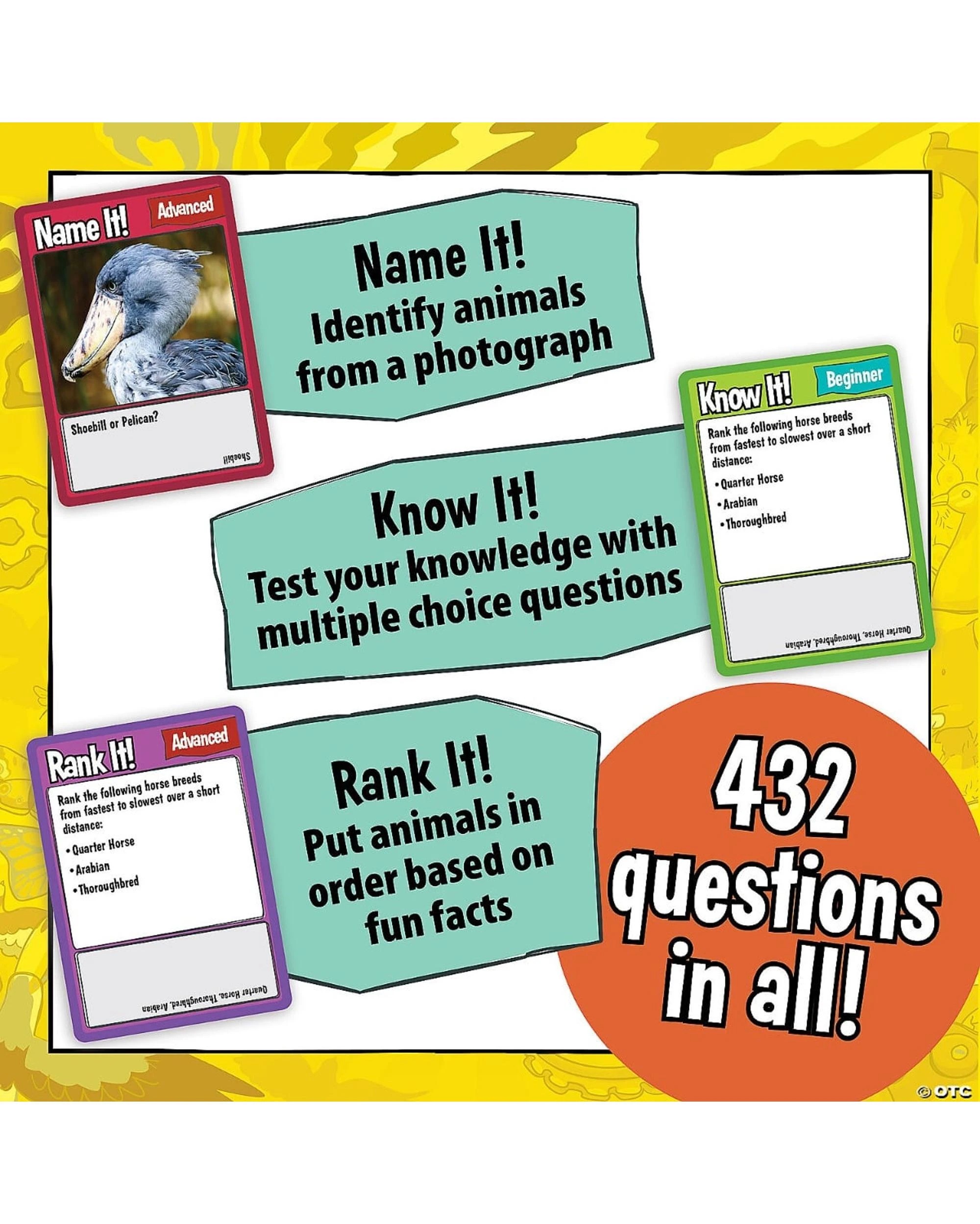 4 Animal Trivia Challenge Board Game, 4 of 5
