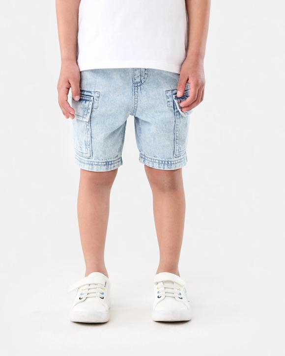 Cargo Denim Shorts