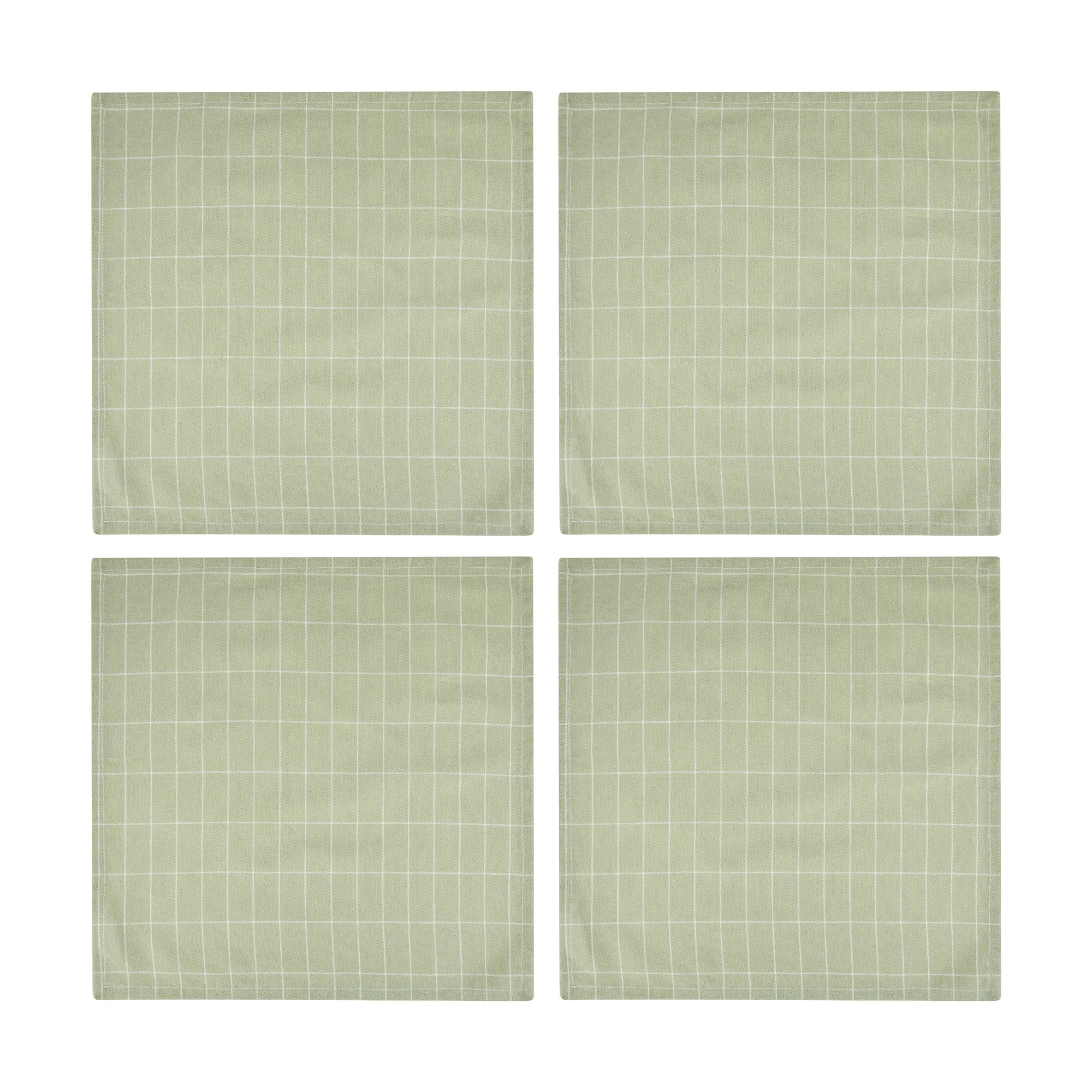 3 4 Pack Grid Napkins, 3 of 4