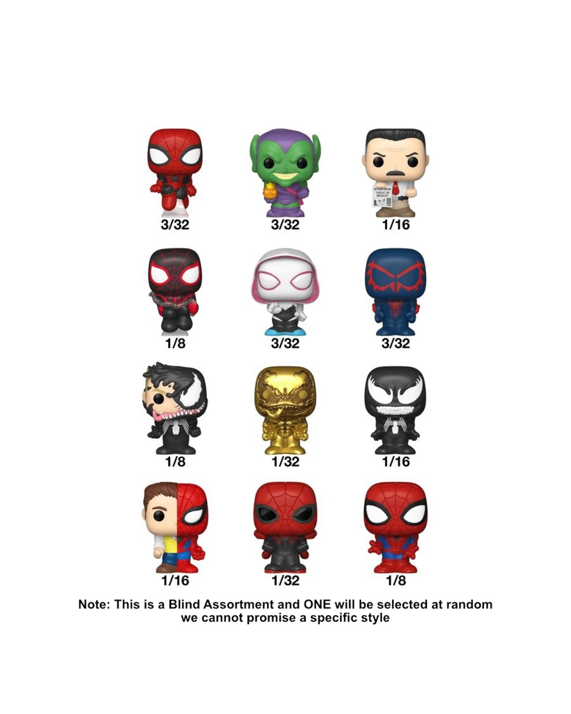 2 Funko Marvel Spider-Man Bitty Funko POP! Vinyl Blind Bag, 2 of 4