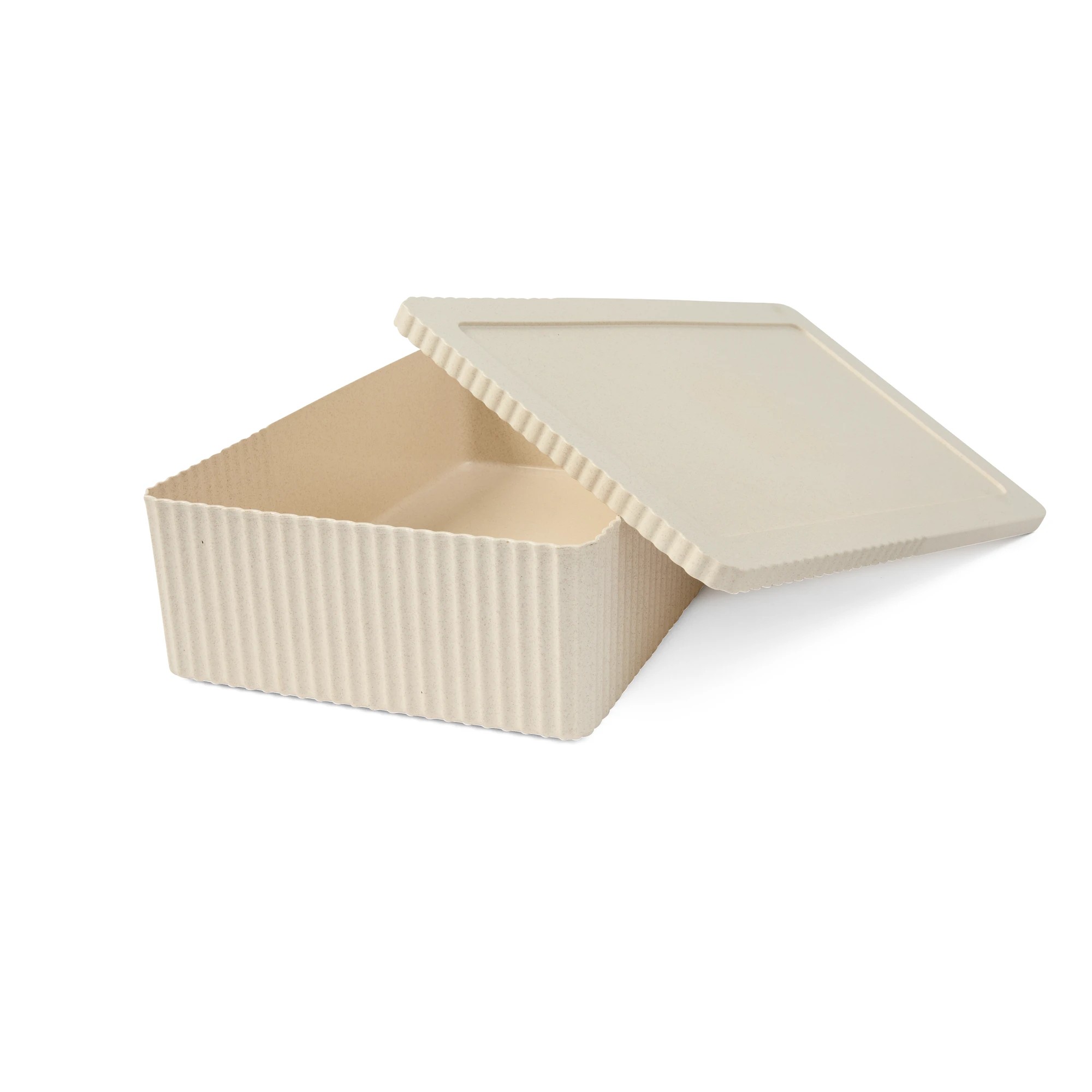 3 Set of 4 Stackable Boxes - Oatmeal, 3 of 7