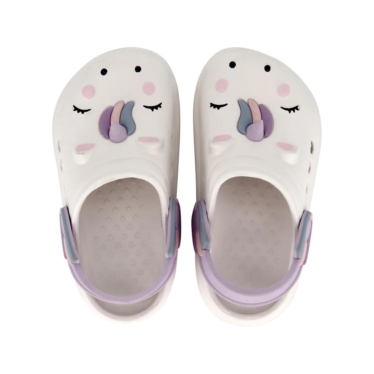 3 Junior Novelty Clogs CREAM, 3 of 4