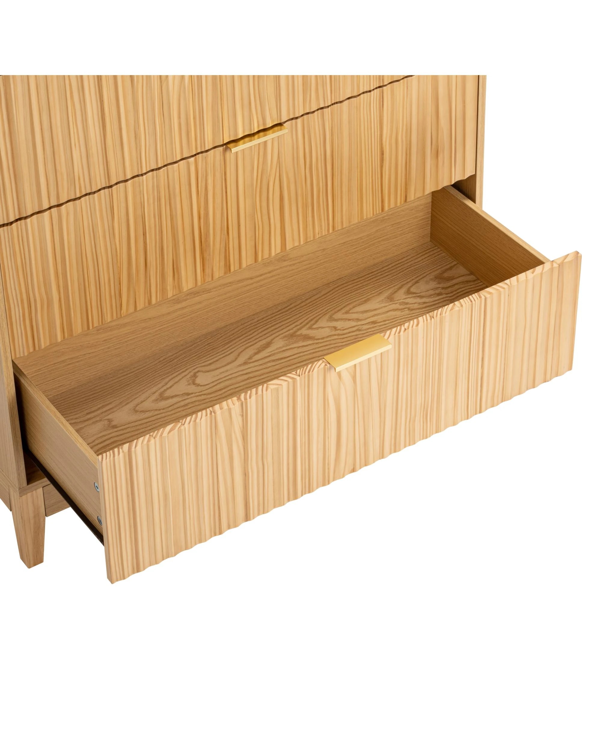 10 Kodu Chest 3 Drawer Storage Lowboy Dresser Oak - Natural, 10 of 10