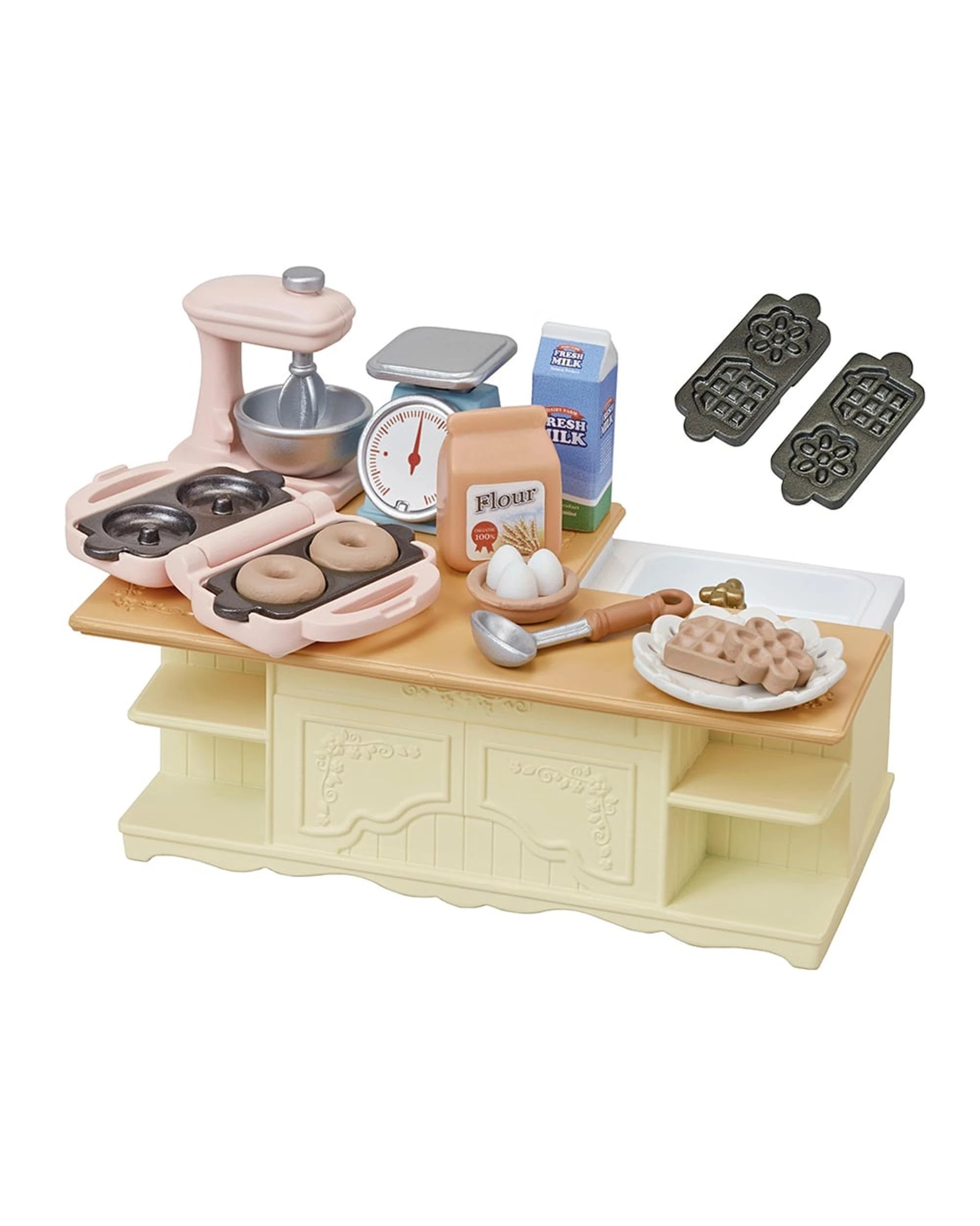 3 Sylvanian Families Kitchen Island Play Set, 3 of 7