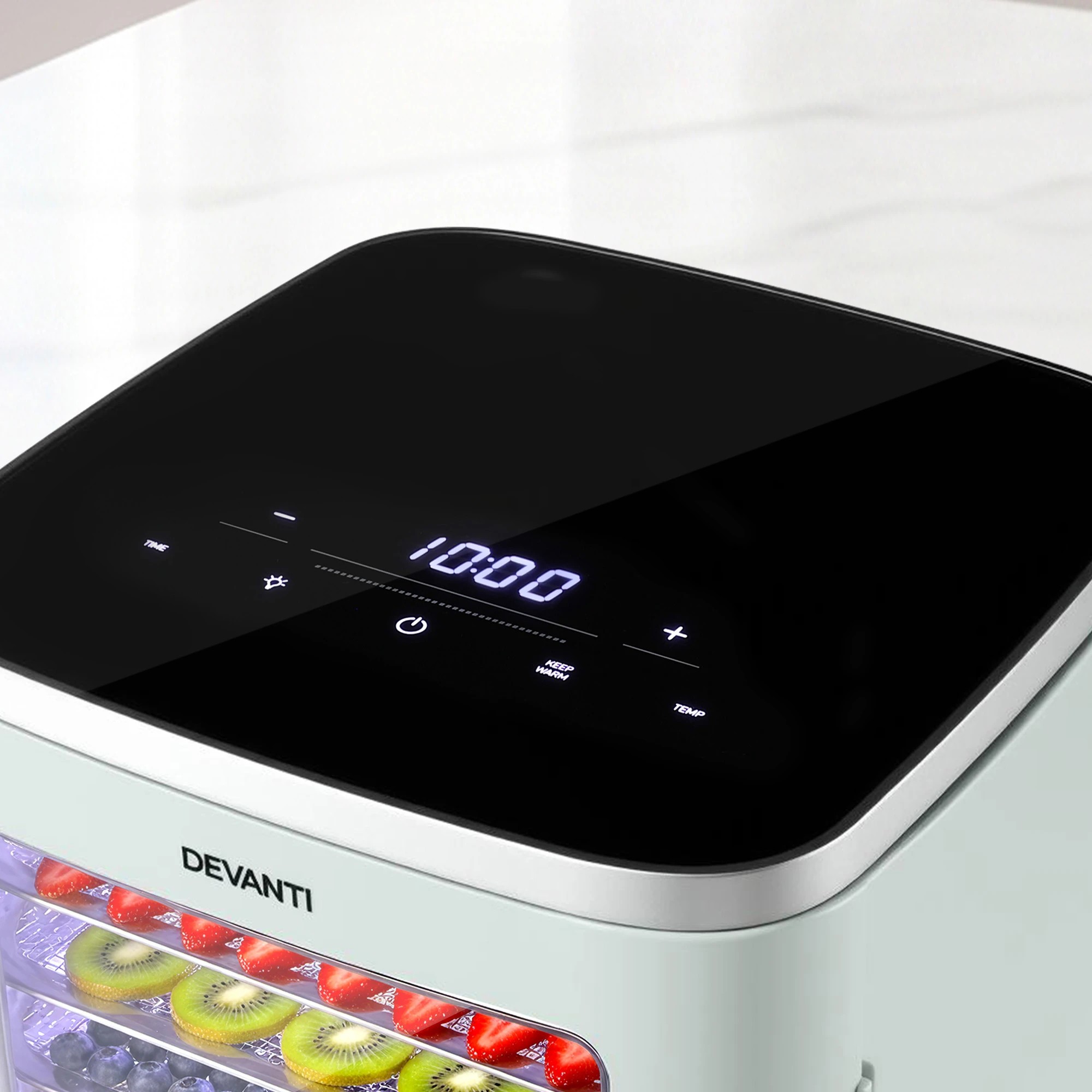 5 Devanti Food Dehydrator 5 Tray Mini Fruit Dryer Maker - Green, 5 of 7