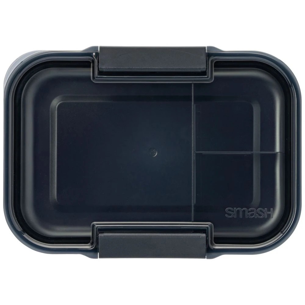 3 Smash 3 Compartment Bento Box 1.3L Charcoal, 3 of 4