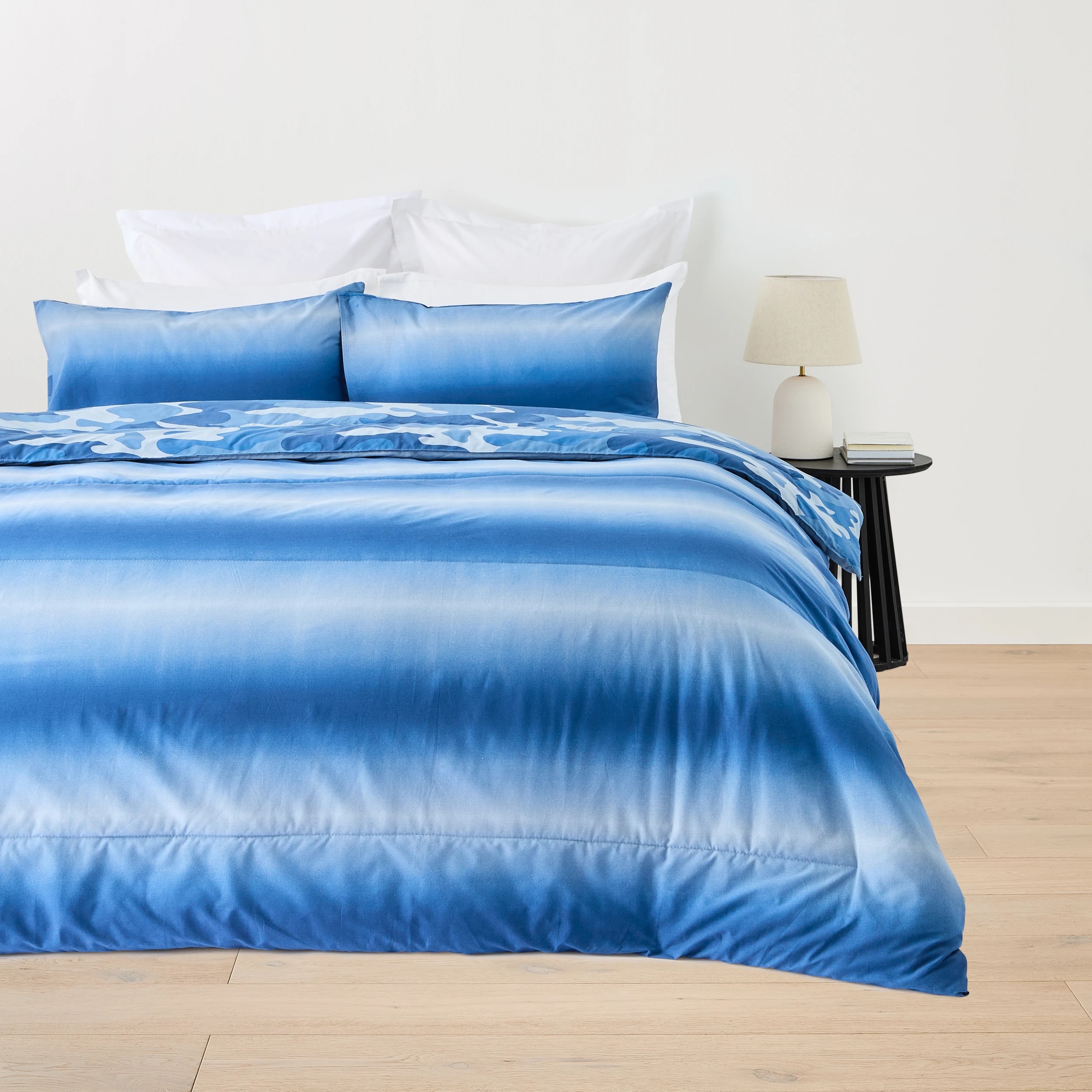 2 Camo Cotton Rich Cover Reversible Comforter Set - Double Bed, 2 of 7