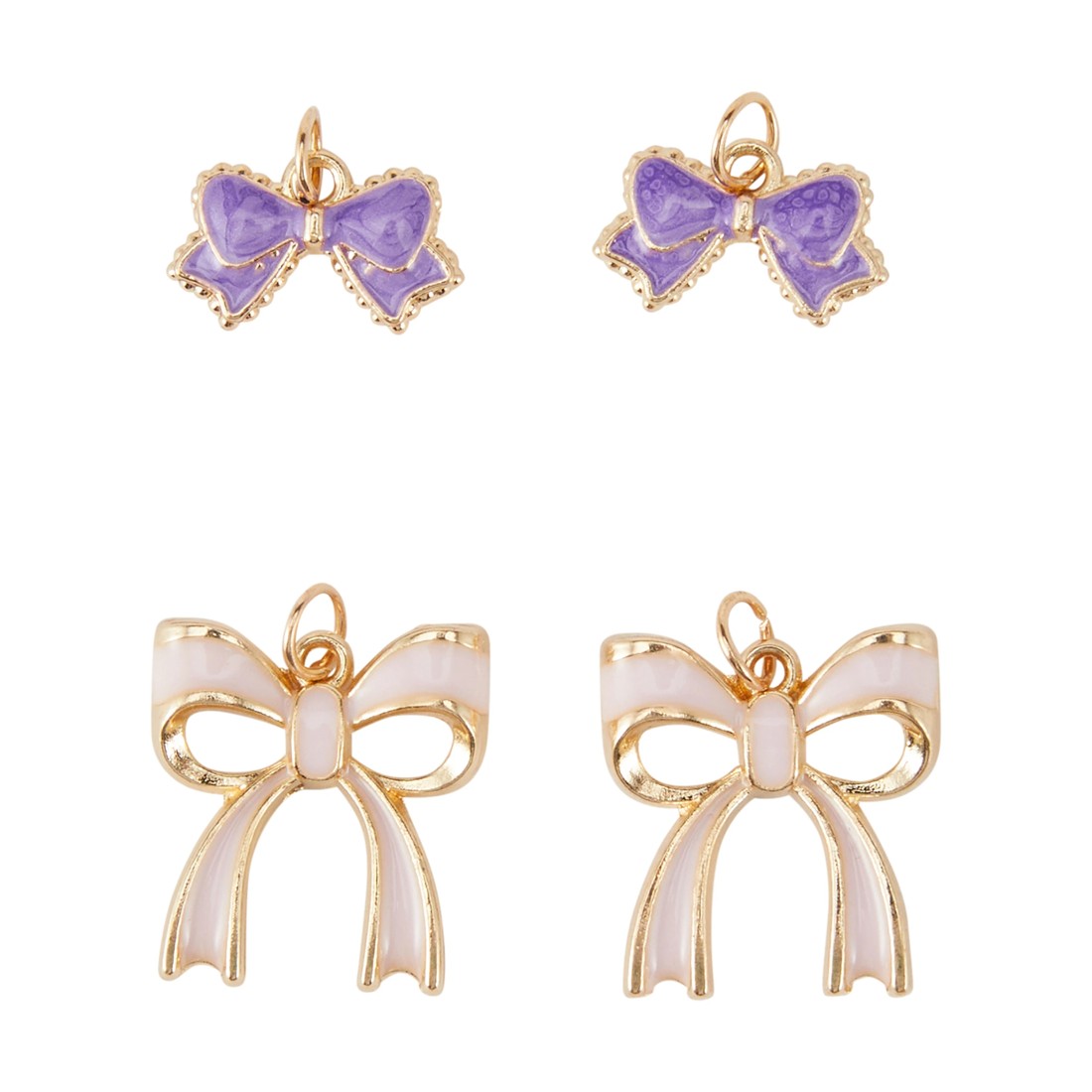 2 Jewellery Making Charms - Bow, 2 of 3