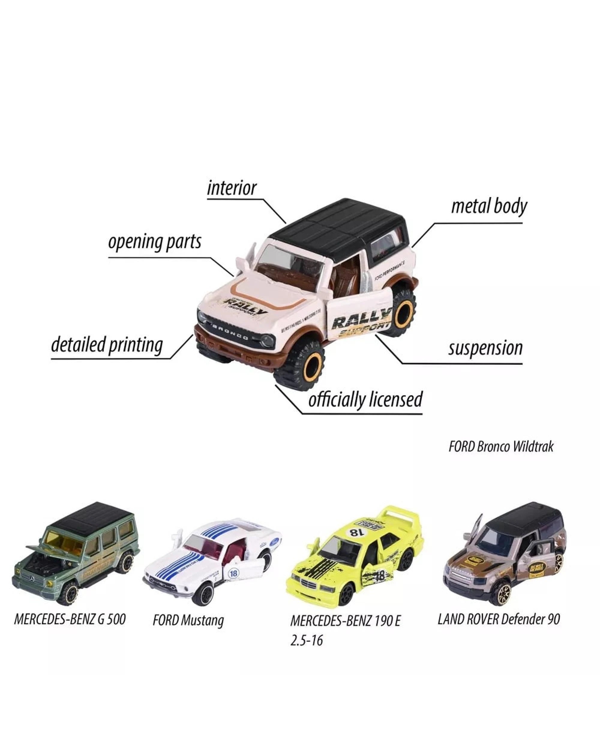 4 Majorette Castheads Series 5 Piece Gift Pack, 4 of 6