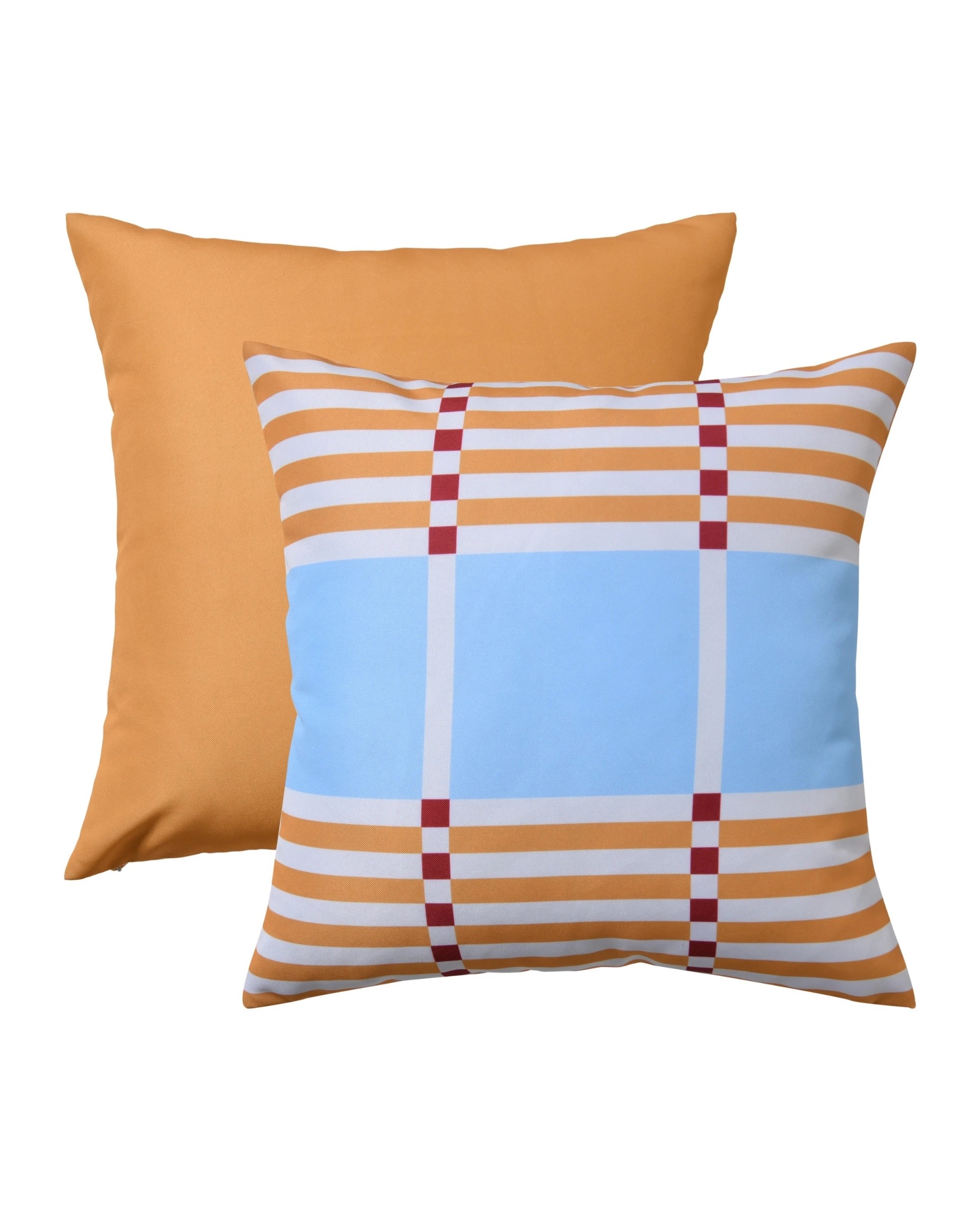 5 Vibes Riviera Printed Outdoor Cushion 50x50cm - Mustard, 5 of 8