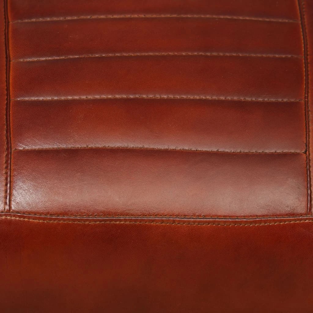 6 vidaXL Leather chair Industrial - Brown, 6 of 7