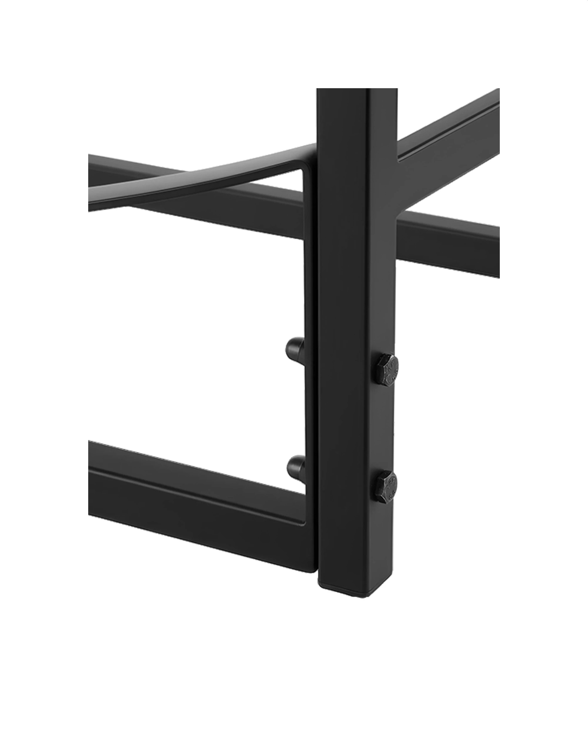 6 Gardeon Firewood Rack 84cm Wood Rack Firewood Storage Indoor Outdoor - Black, 6 of 6