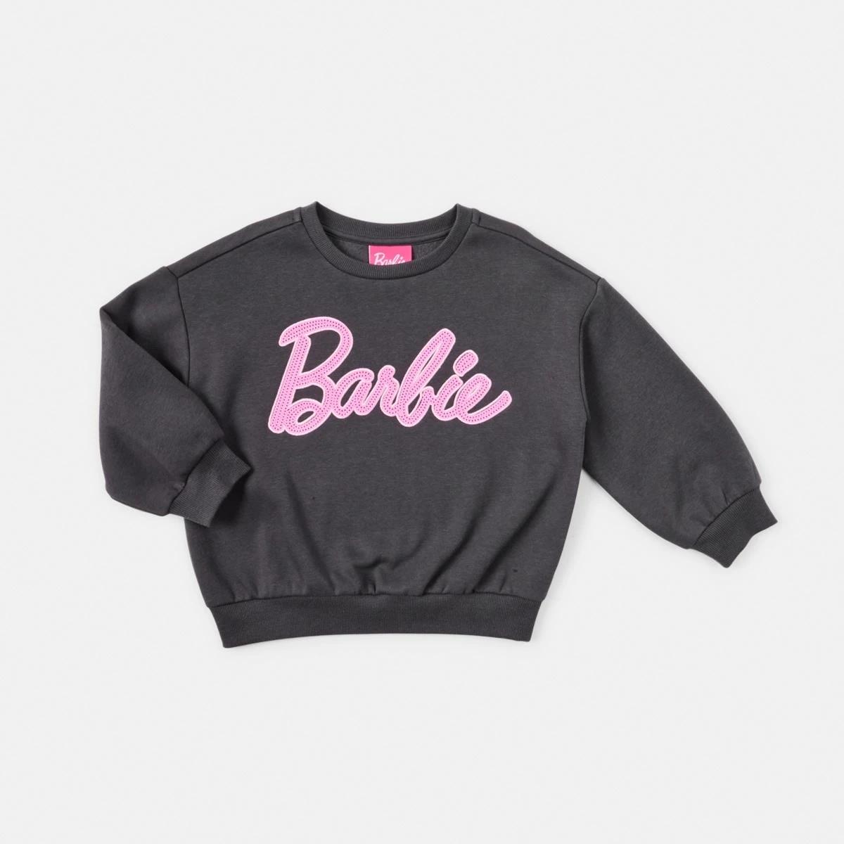 7 Barbie License Oversized Crew Neck Sweatshirt Barbie, 7 of 8