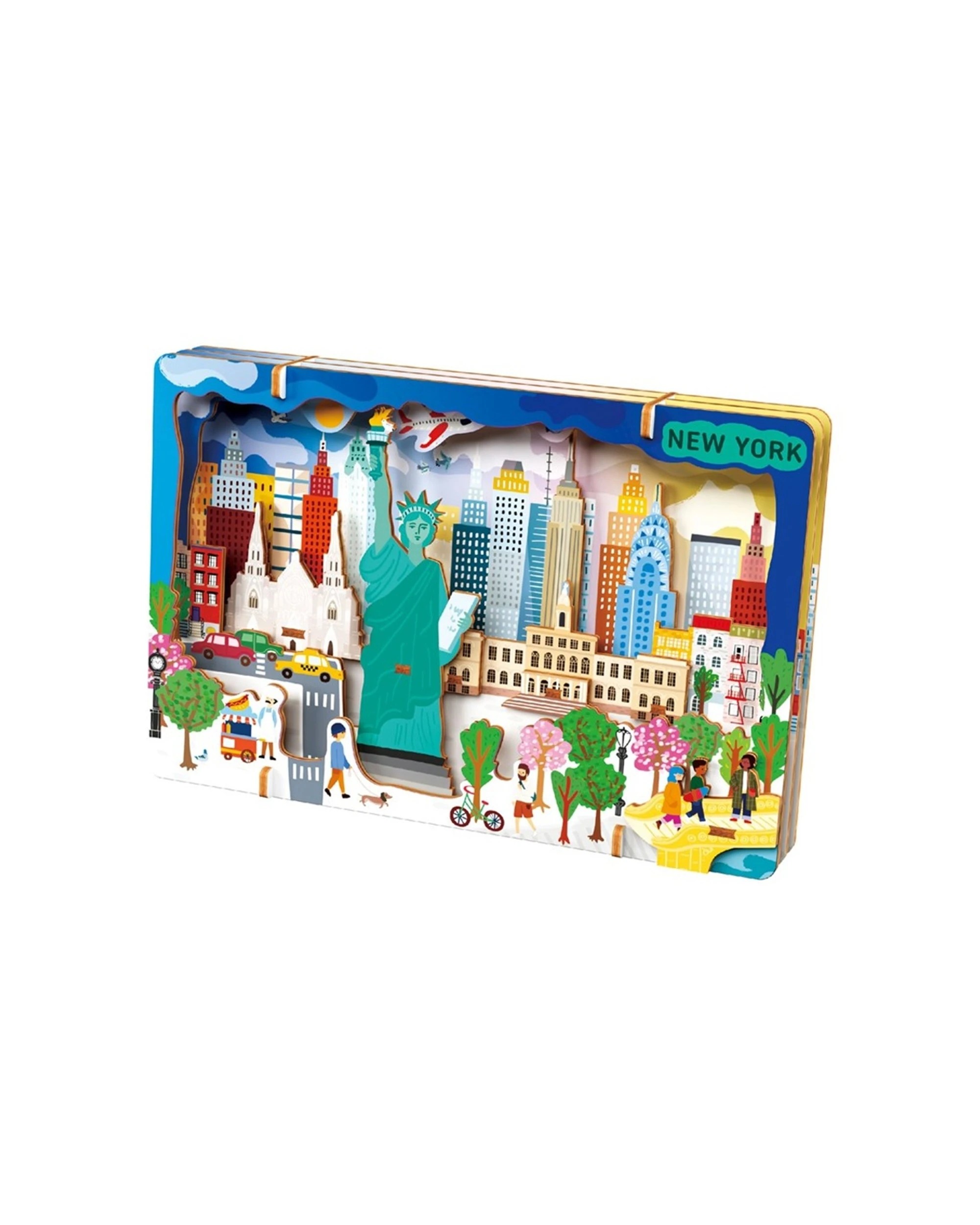 3 Avenir Create My 3D Cityscape Wooden Puzzle Kids Construction Toy New York, 3 of 3