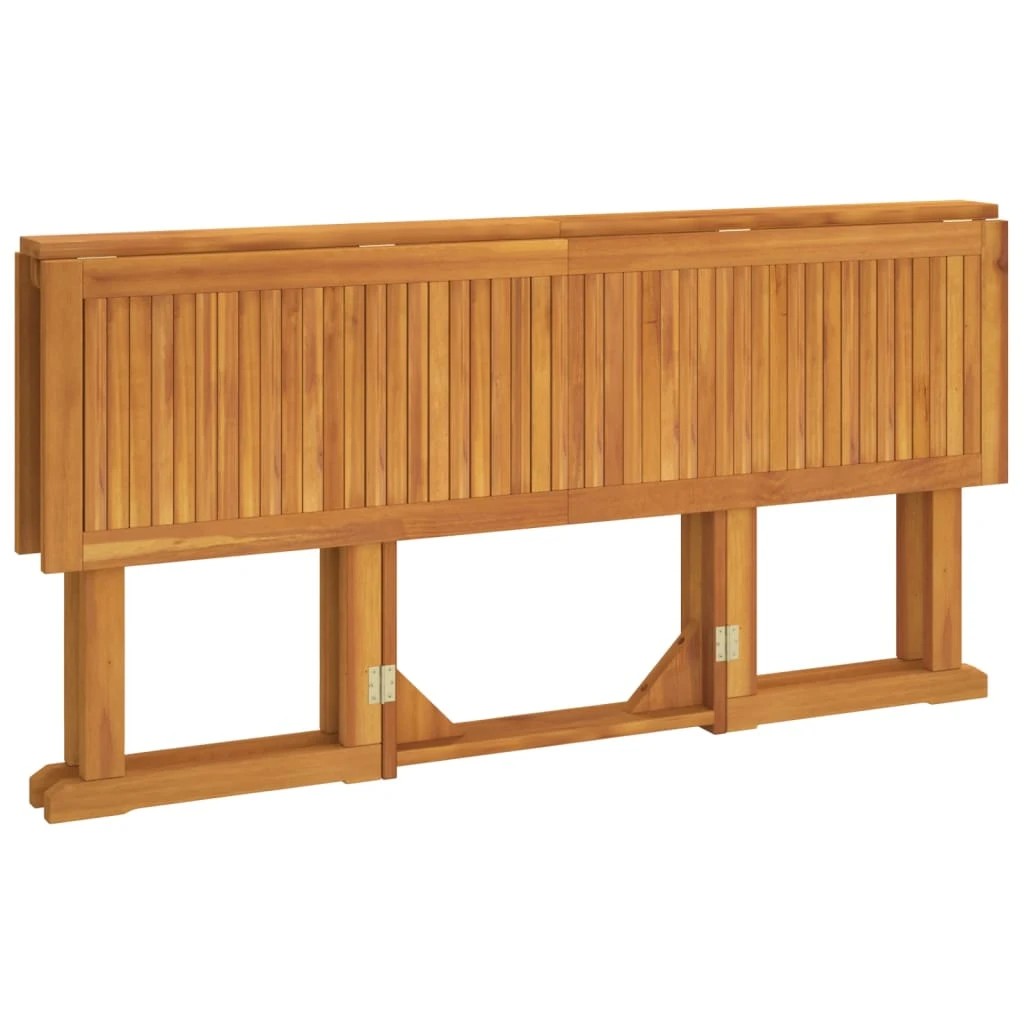 4 Vidaxl Folding Butterfly Garden Table Solid Wood Teak - Brown, 4 of 7