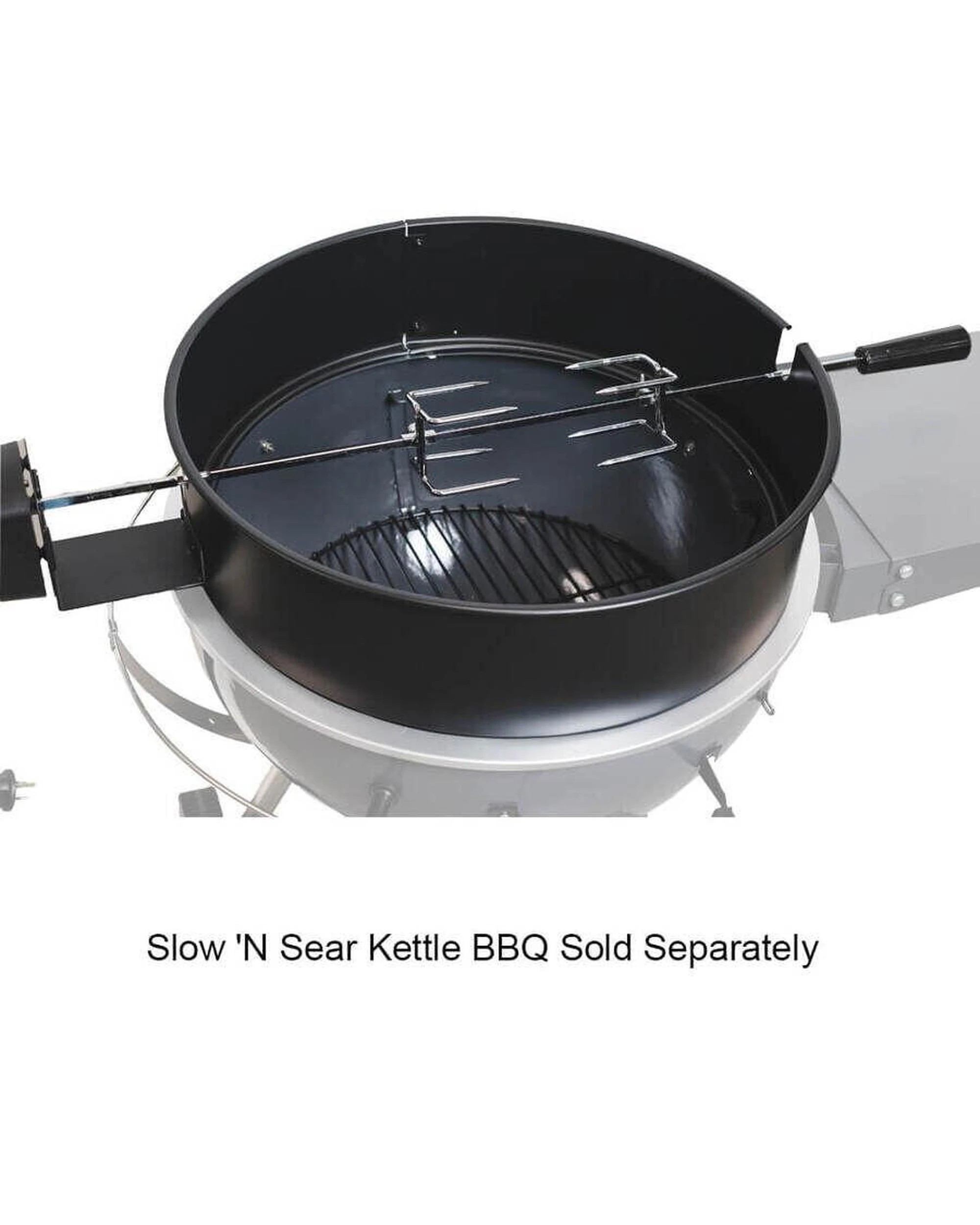 4 Flaming Coals 57cm Kettle Rotisserie Kit, 4 of 10