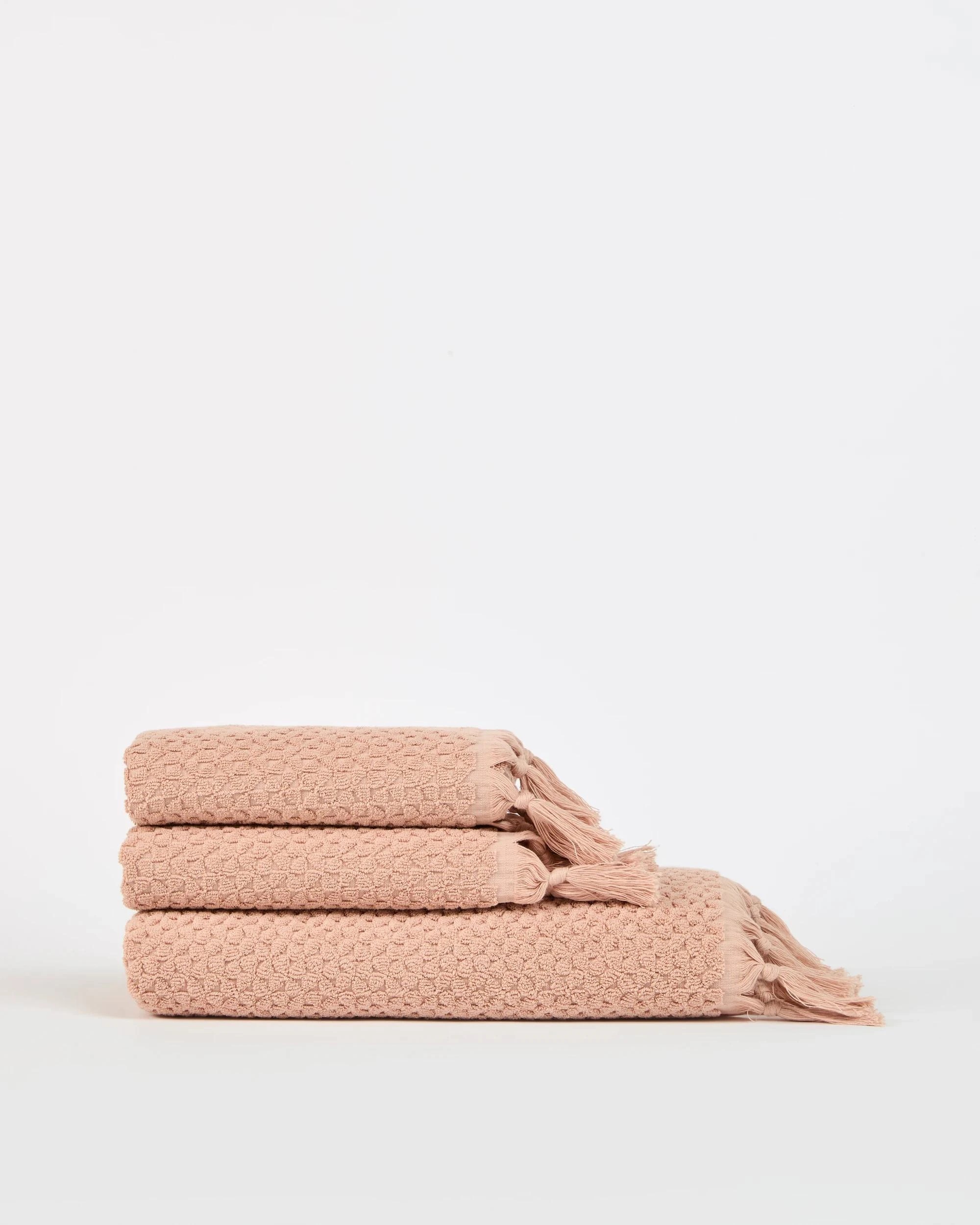 3 Target Laynie Australian Cotton Textured Hand Towel 2 Pack - Pink, 3 of 4