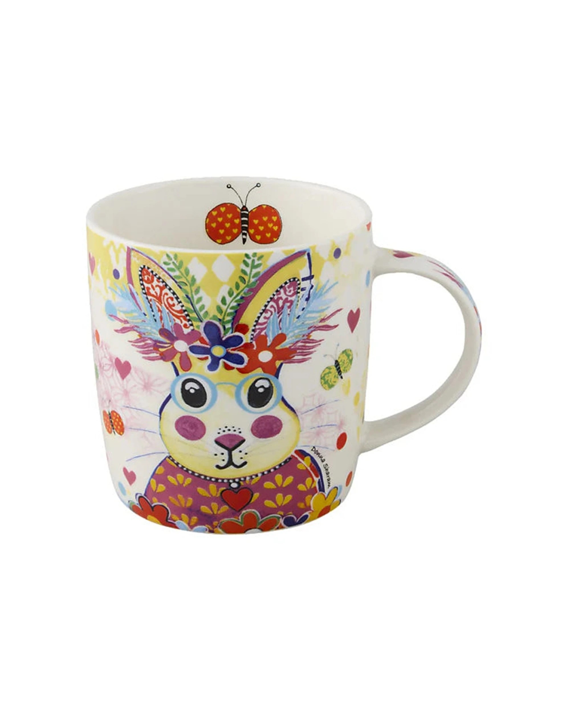 1 Maxwell And Williams Donna Sharam Kaleidoscope Drinking Mug Roger 370ml - Multi, 1 of 2
