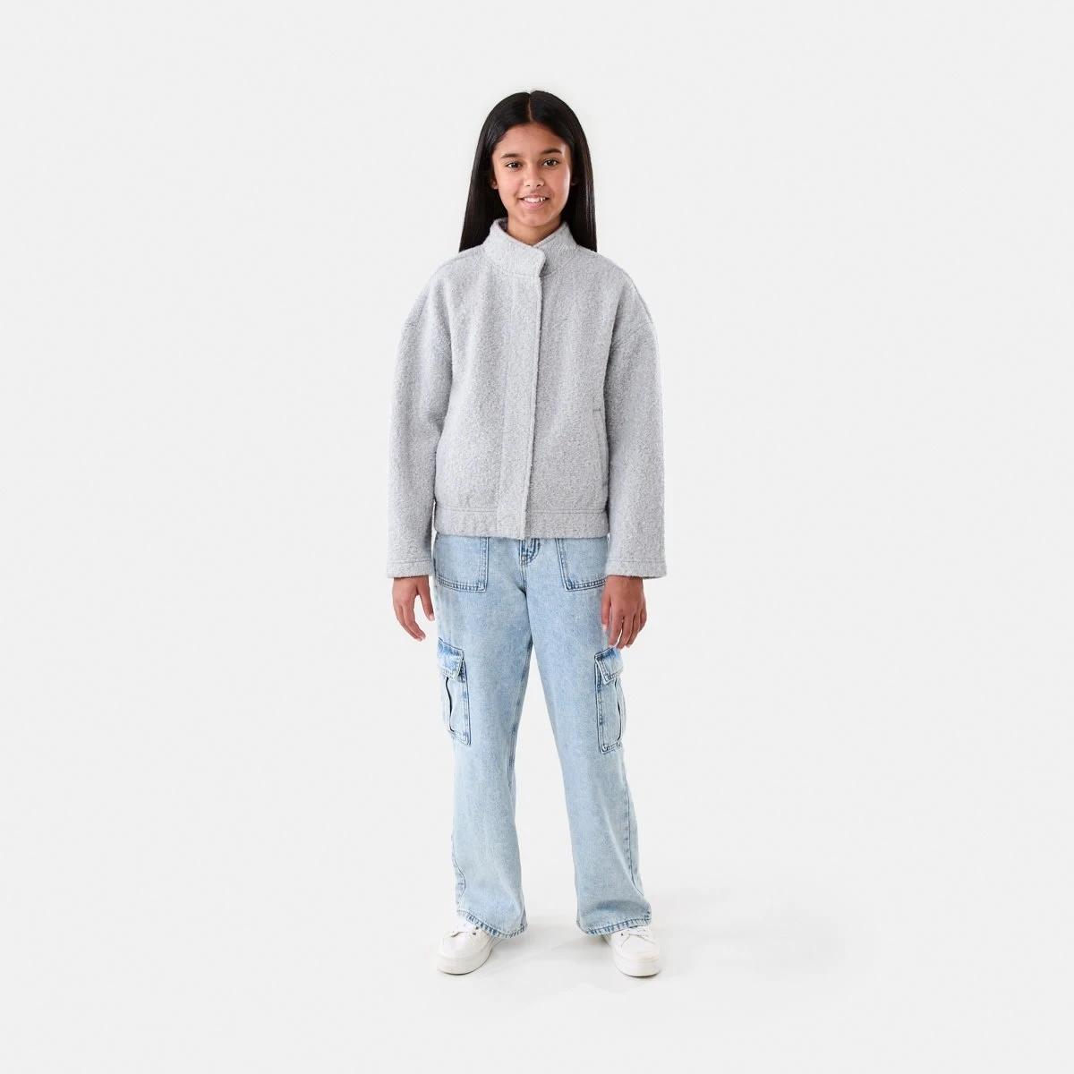 7 Melton Jacket Fleece Gry, 7 of 8