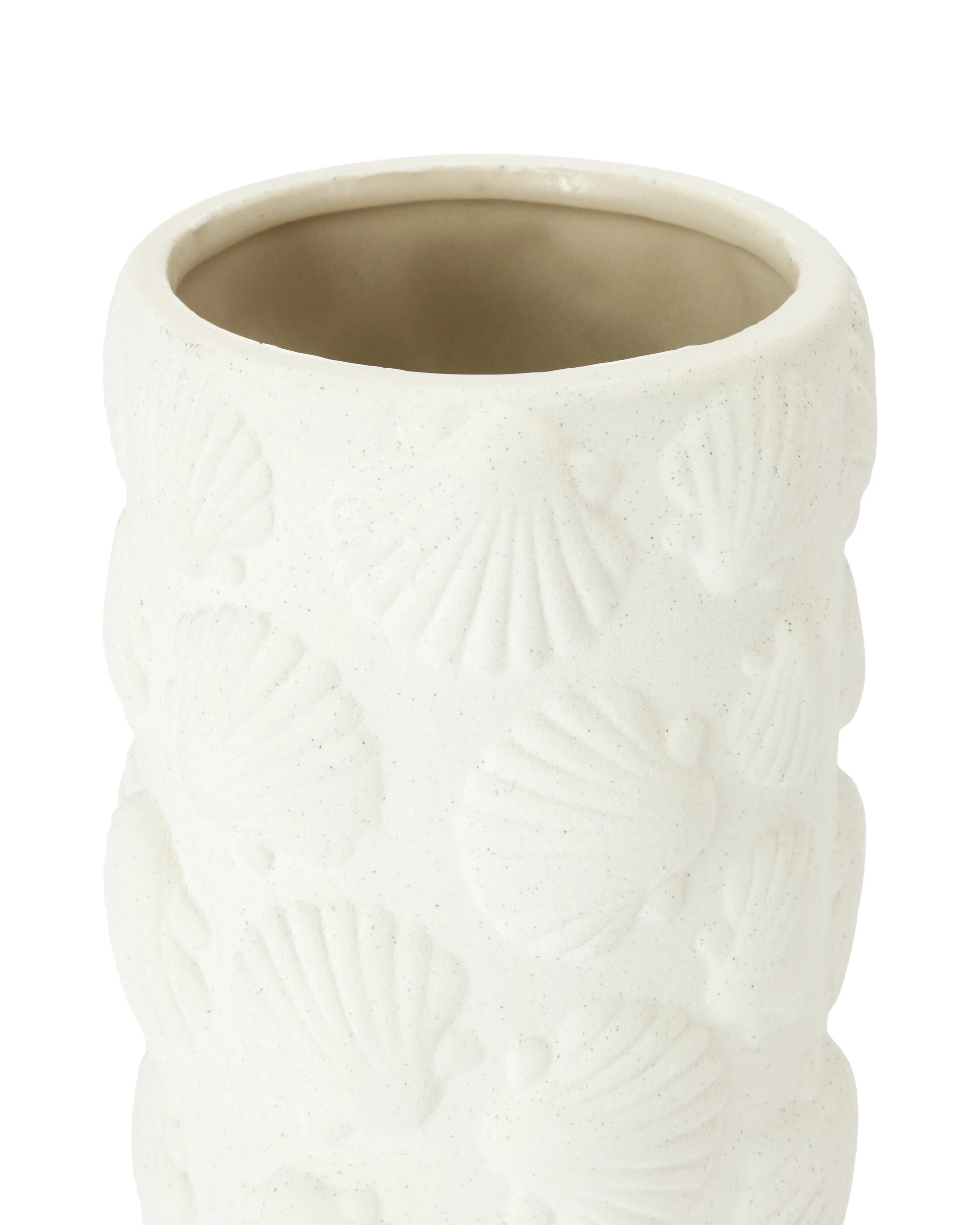 4 Shell Textured Ceramic Vase, 4 of 5