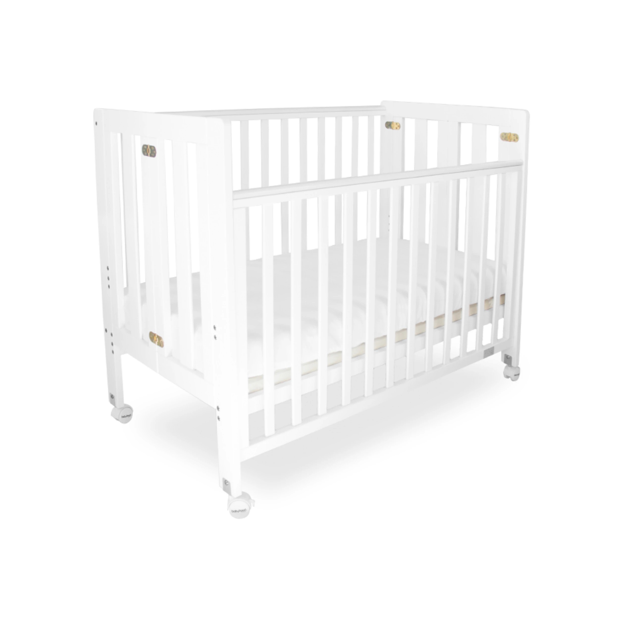 4 Babyhood Fold N Go Timber Cot - White, 4 of 5