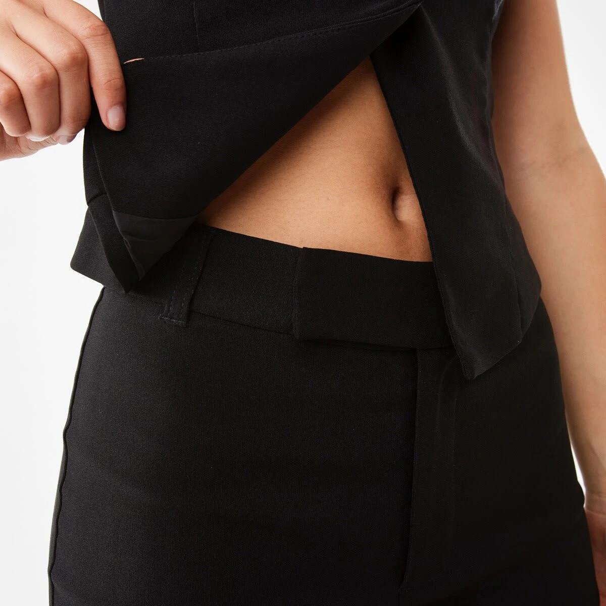 8 Micro Bengaline Shorts Black, 8 of 8