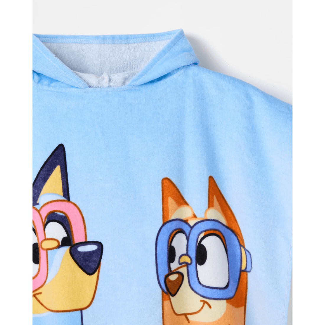 3 Bluey Kids Hooded Beach Towel - Blue, 3 of 4