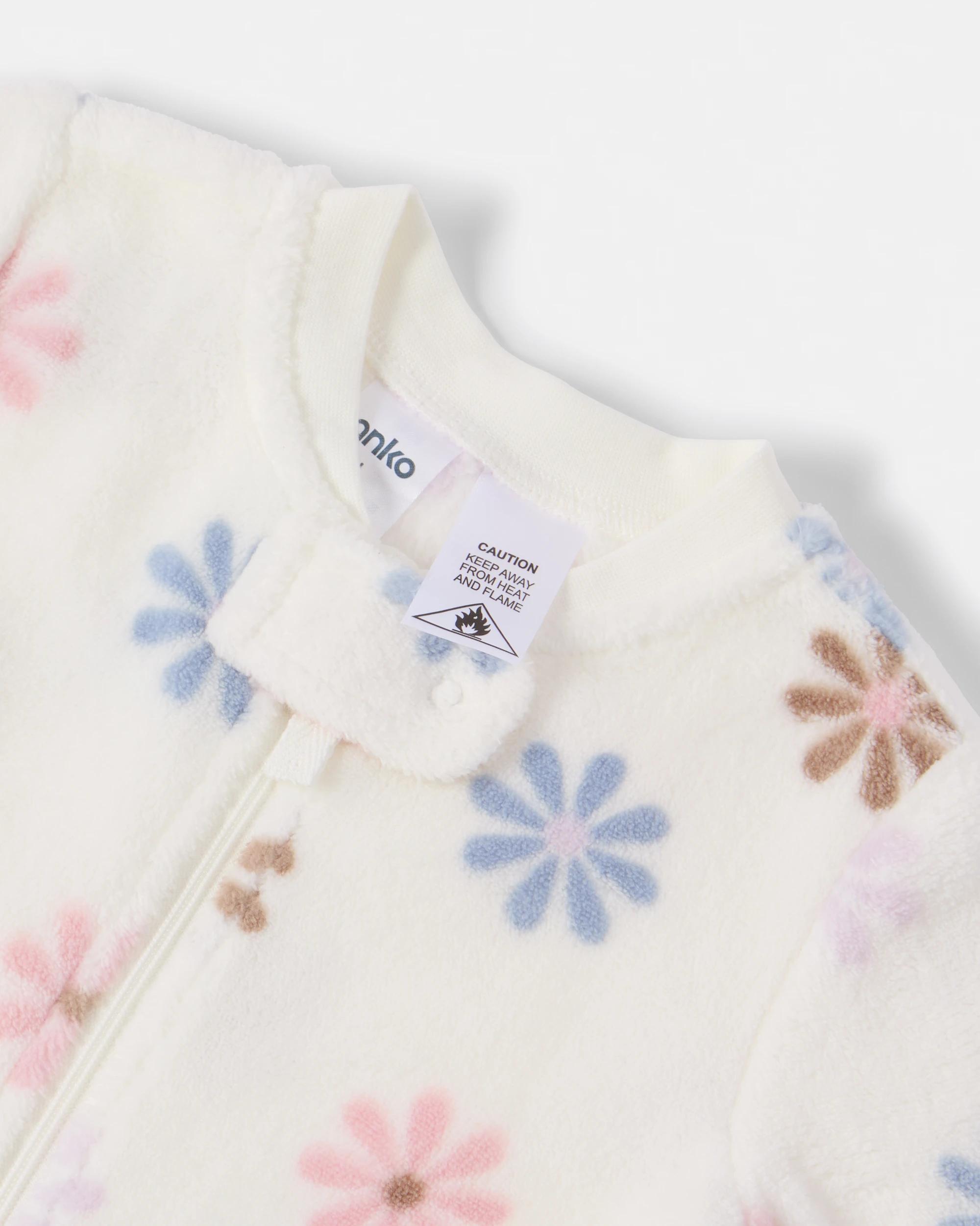 3 Fluffy Coverall Wht Daisy, 3 of 4