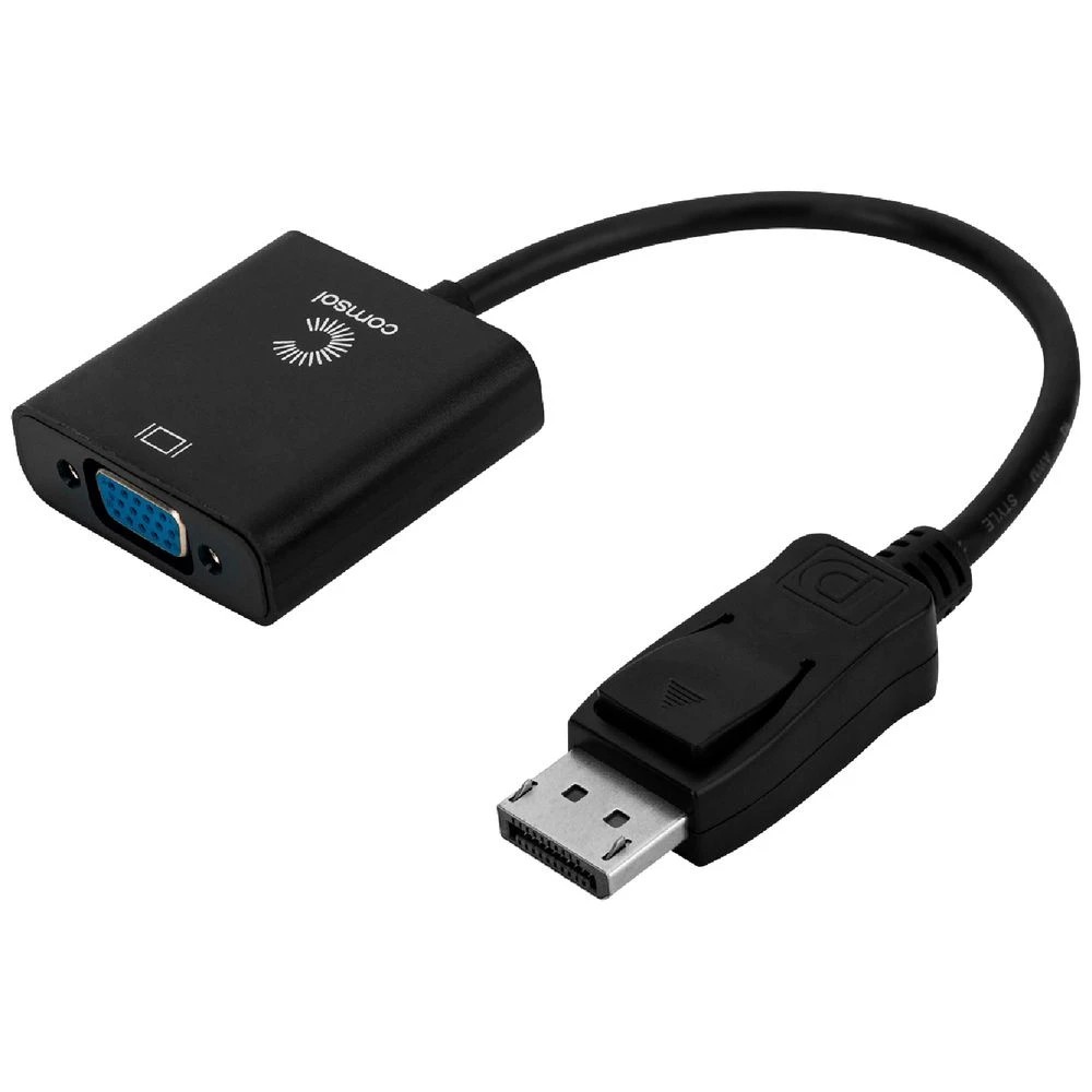 1 Comsol Male Display Port to Female VGA Adaptor 20cm, 1 of 3