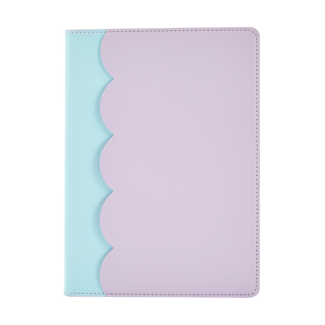 1 A5 Scallop Journal - Mint and Lavender, 1 of 4