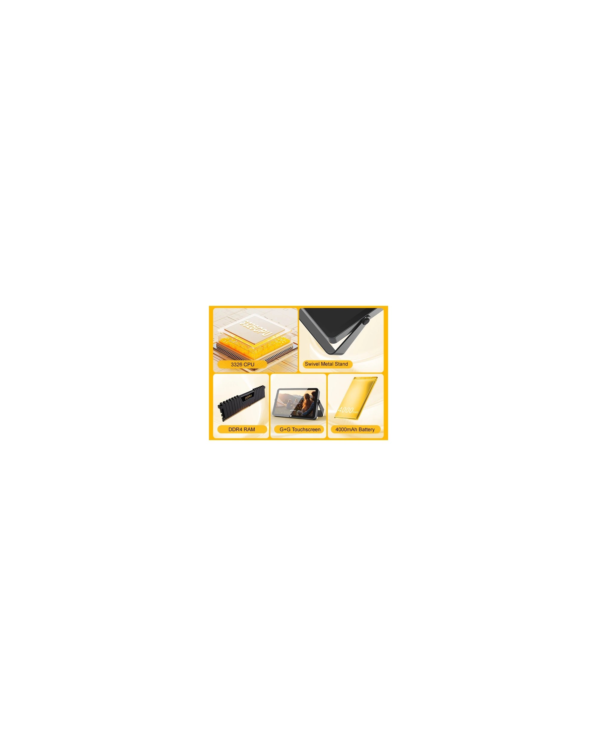 9 Kodak RWF-109 10.1 Inch Rechargeable WiFi Digital Photo Frame 32GB, 9 of 9
