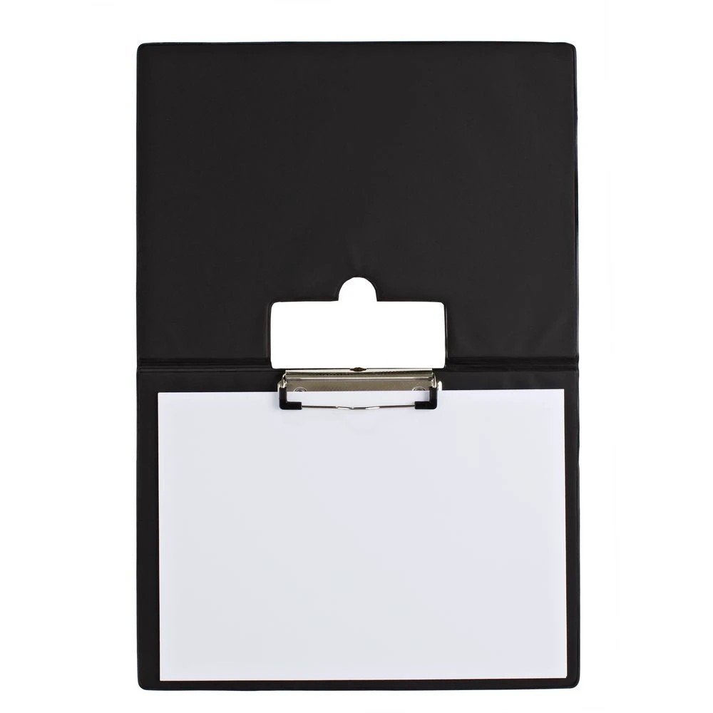 2 J.Burrows A4 Landscape Clipfolder PE Black, 2 of 2