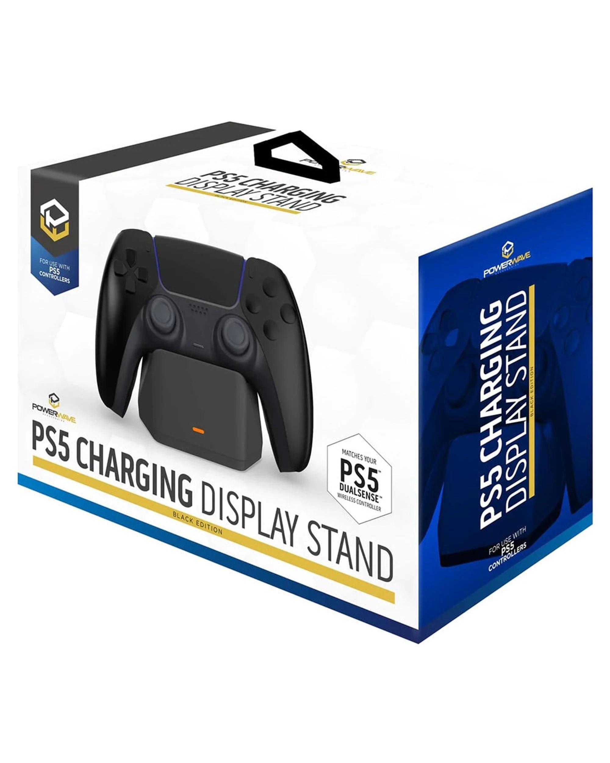 1 Powerwave Charging Display Stand for PlayStation 5 - Black, 1 of 6