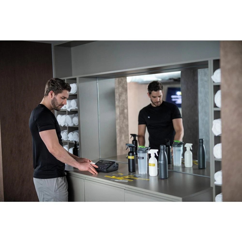 4 Brother PTD610BT Desktop Label Printer  Black, 4 of 10