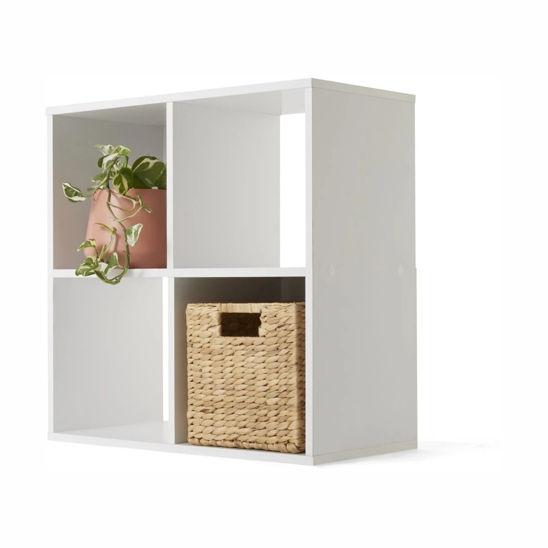 4 4 Cube Display Storage Unit - White, 4 of 4