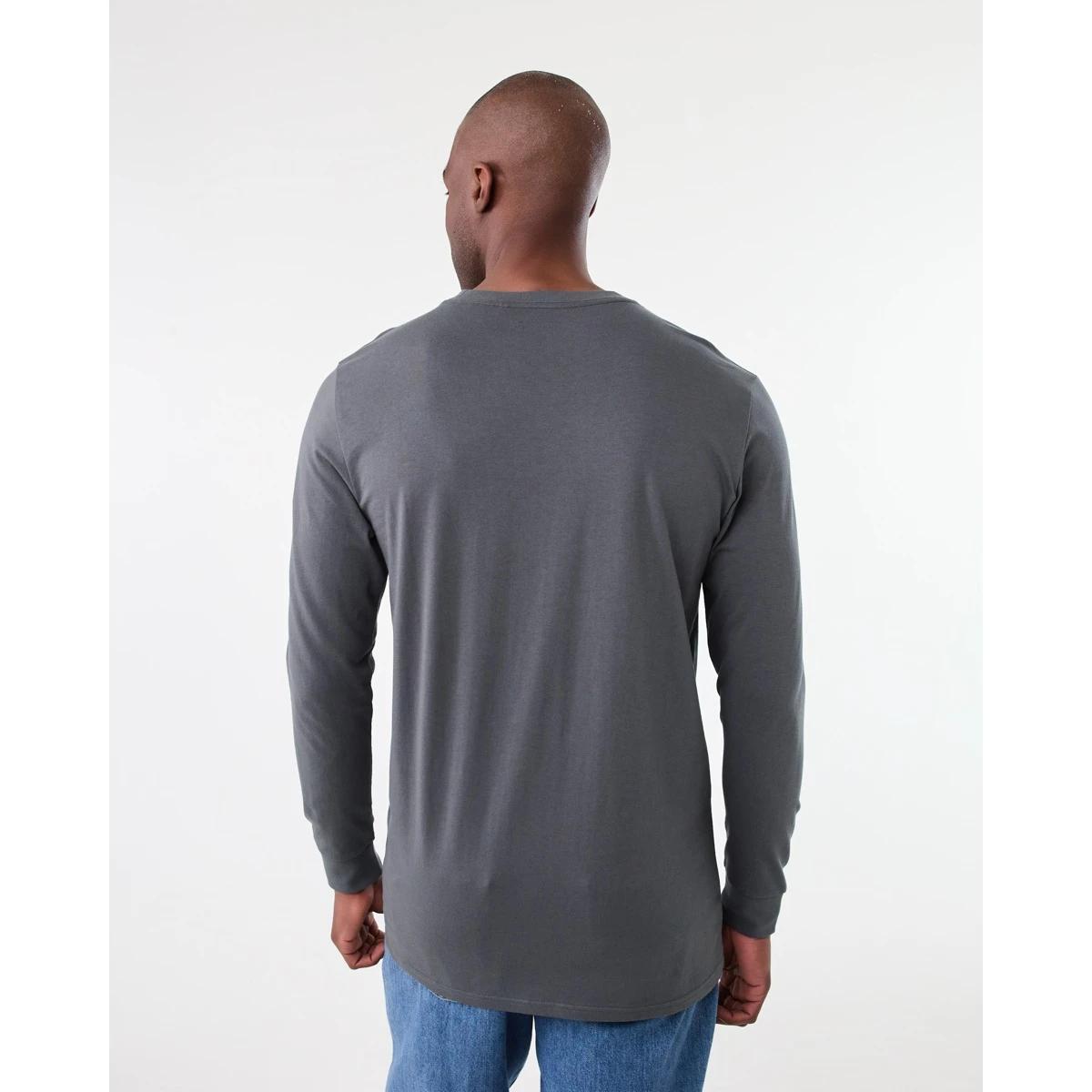 3 Long Sleeve Longline T-shirt Gry Lava, 3 of 6