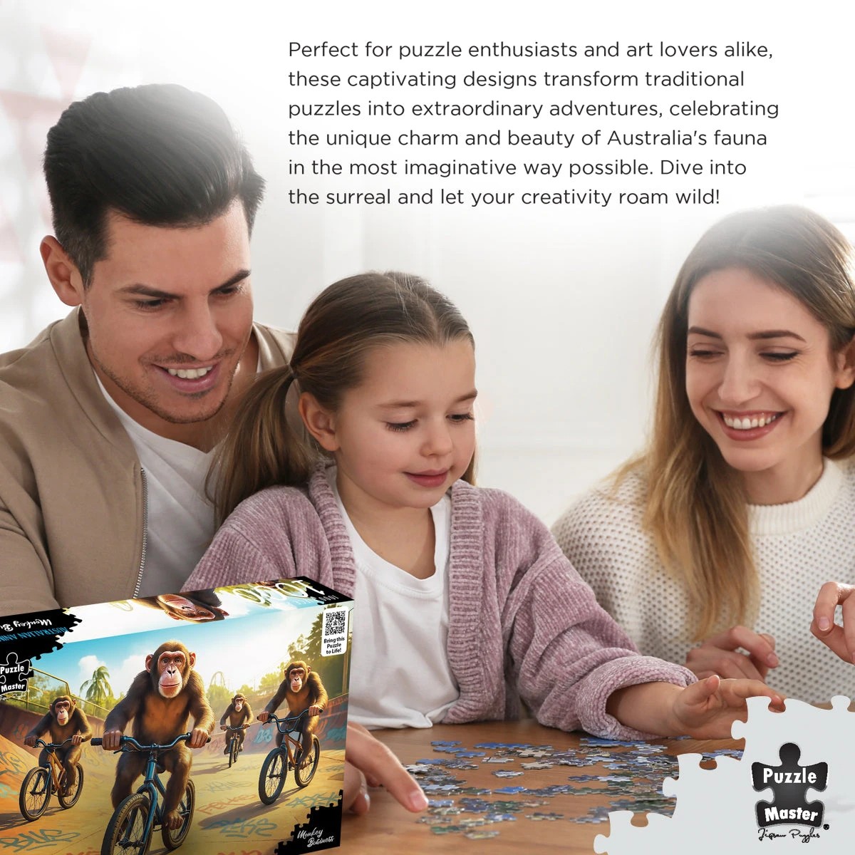 6 Puzzle Master Monkey Business AR Edition 1000 Piece Jigsaw Puzzle, 6 of 9