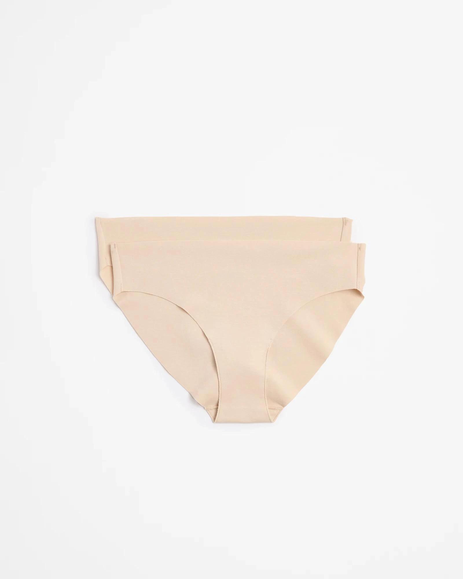 1 Target Woman 2 Pack No Show Bikini Briefs SHIFTING SANDS, 1 of 4