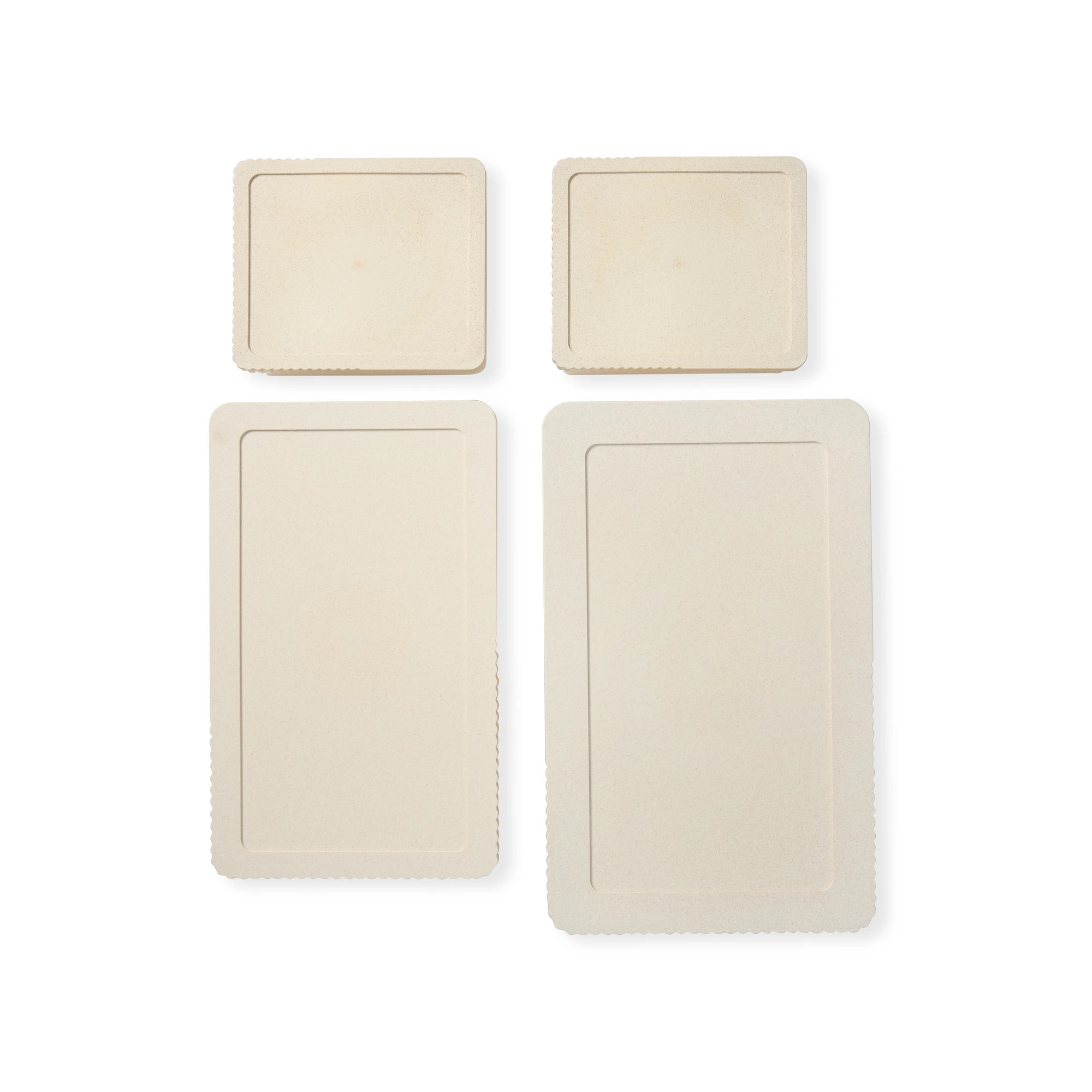7 Set of 4 Stackable Boxes - Oatmeal, 7 of 7