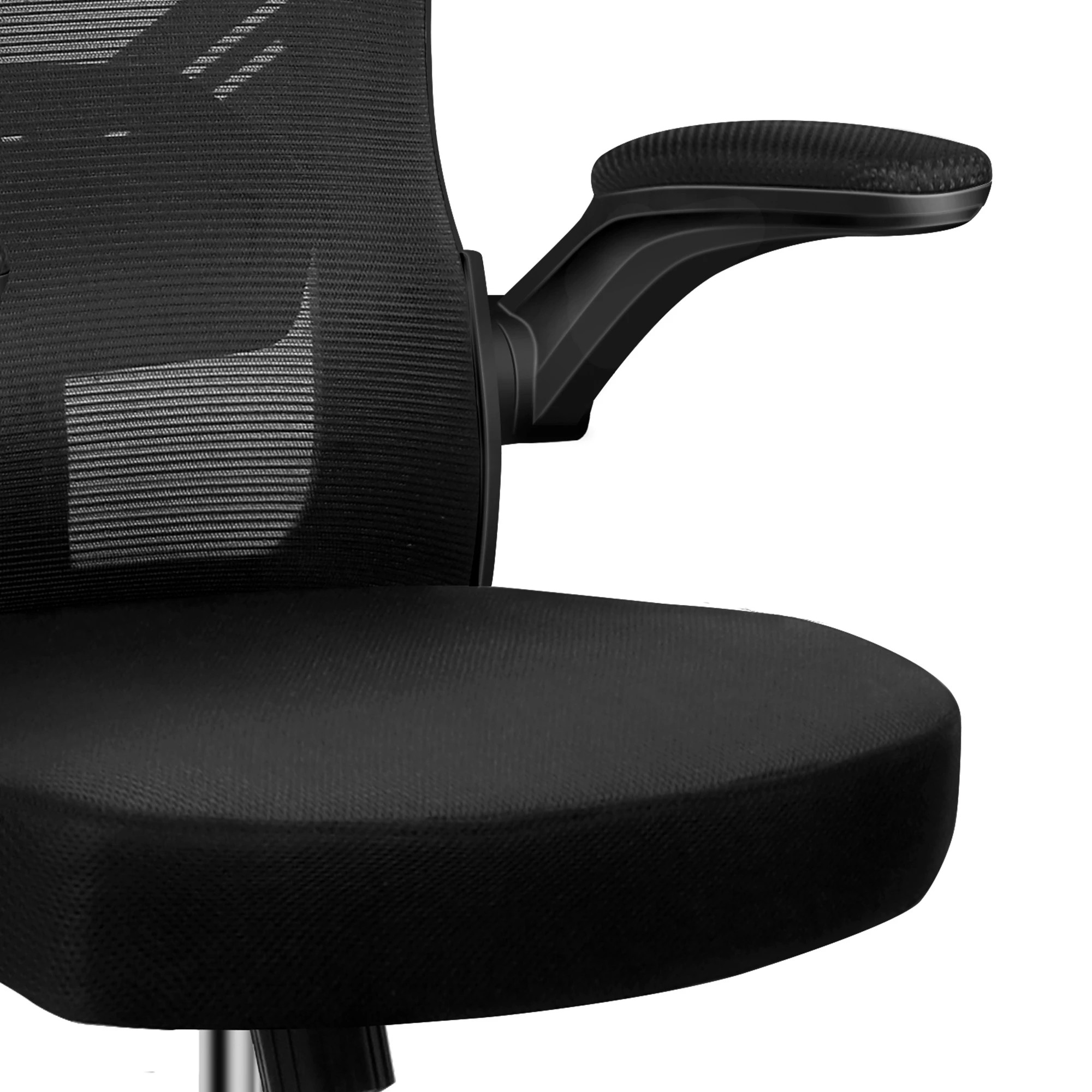 7 Alfordson Mesh Office Chair Executive Tilt Fabric Computer Seat Racing Work - Black, 7 of 10