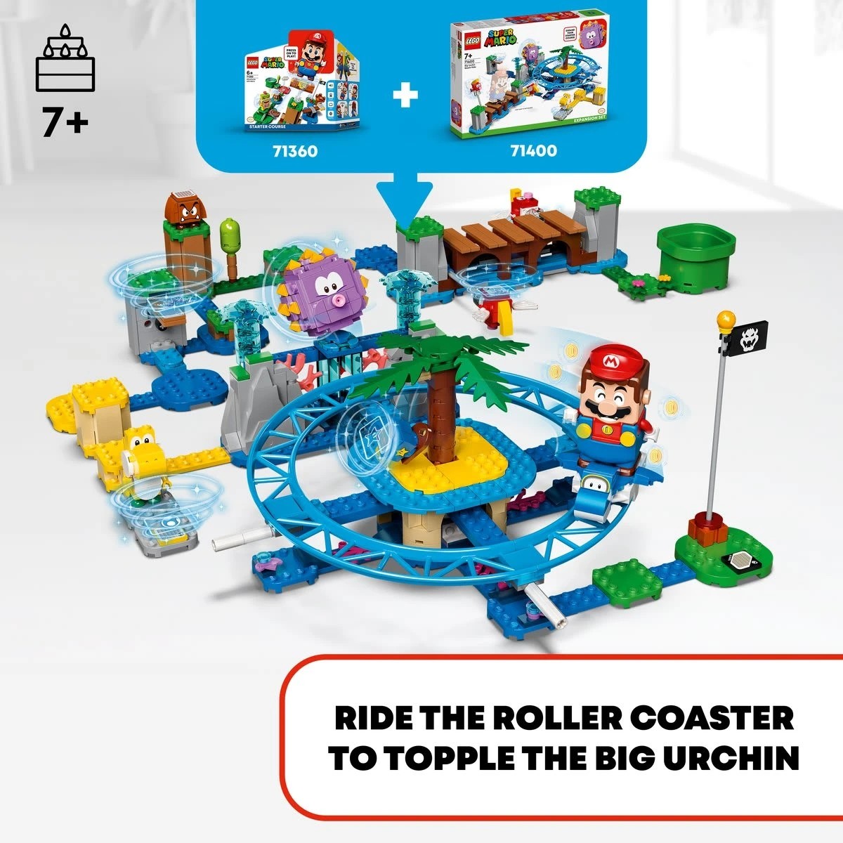 3 LEGO Super Mario Big Urchin Beach Ride Expansion Set 71400, 3 of 8