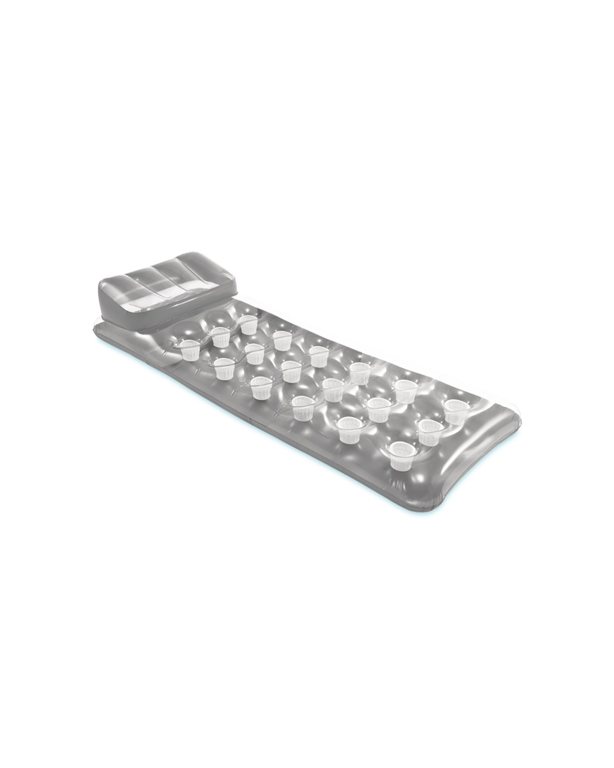 3 Intex 2PK 18-Pocket Portable Beach/Pool Suntanner Mat - Grey, 3 of 5