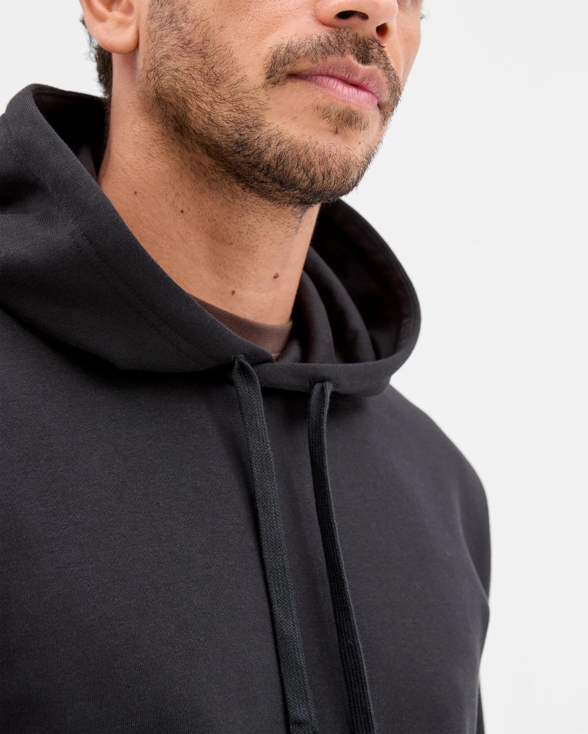 6 Target Man Australian Cotton Blend Popover Hoodie BLACK, 6 of 6