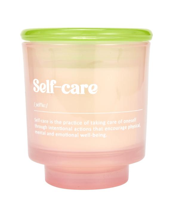 Selfcare Glass Candle