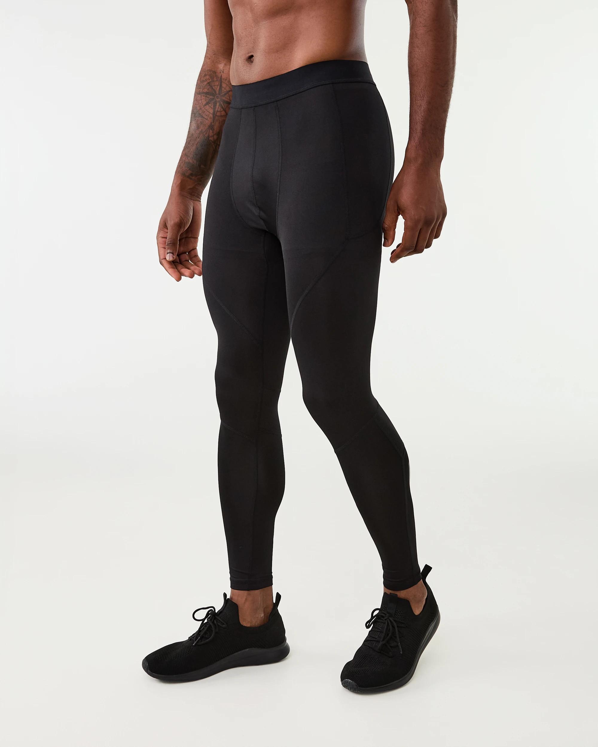 2 Active Mens Training Tights BLACK, 2 of 6