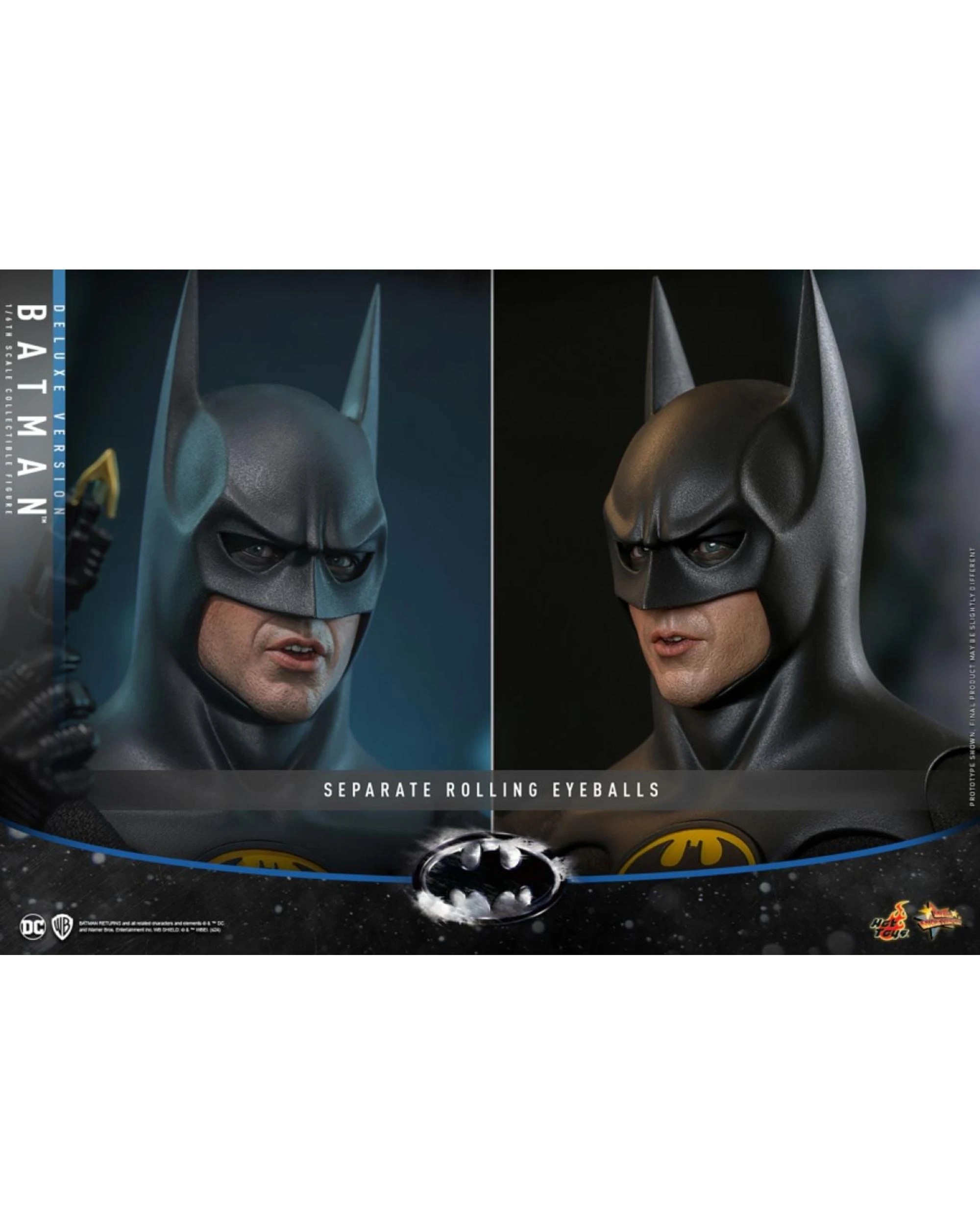 8 Hot Toys Batman Returns Batman Deluxe 1:6 Scale Collectable Action Figure, 8 of 10