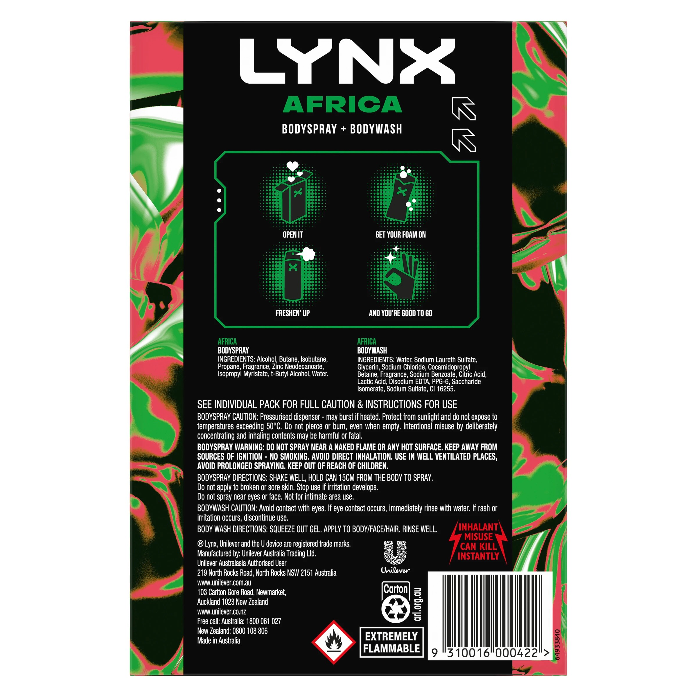 2 LYNX Africa Duo Gift Set, 2 of 3