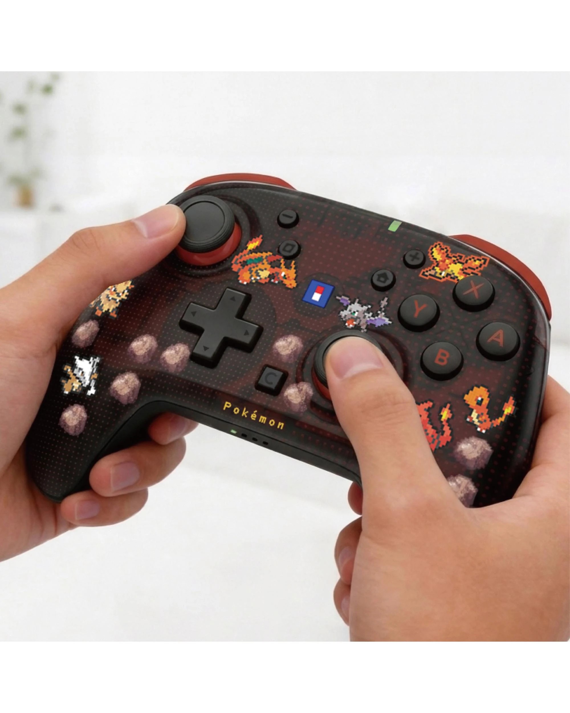 4 HORI HORIPAD Turbo Pokemon Pixel Red for Nintendo Switch 2 - Red, 4 of 4